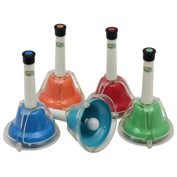 Percussion Workshop CB8 - Set de 8 campanas, multicolor 