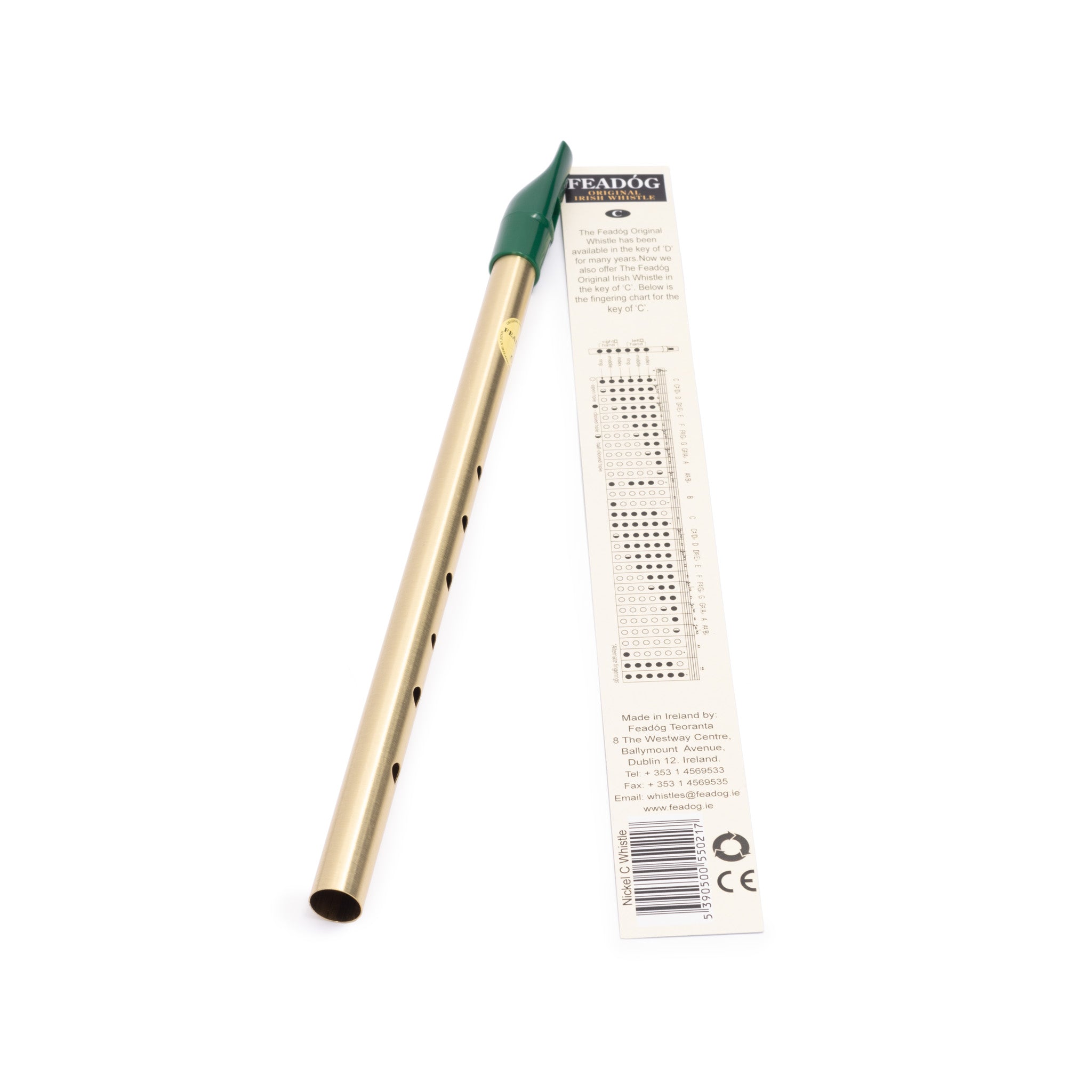 FW20A - Feadóg Irish whistle in C - Brass A1