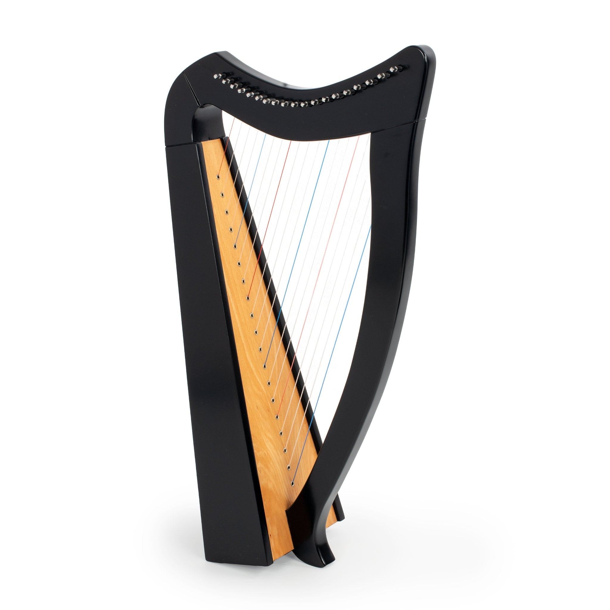 HX19BK - MMX celtic harp in black - 19 strings A1