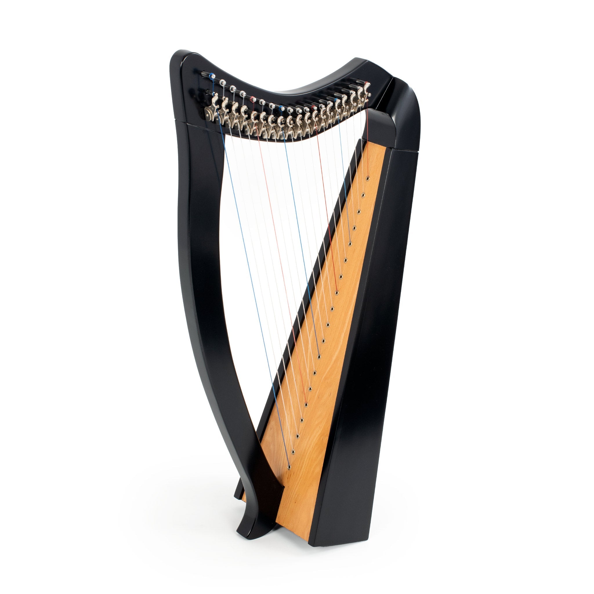 HX19BK - MMX celtic harp in black - 19 strings A1