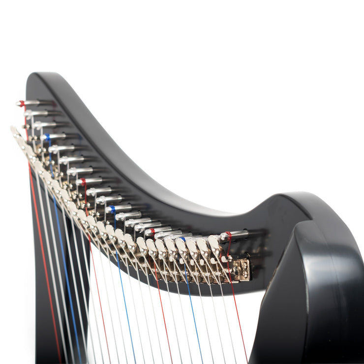 HX22BK - MMX celtic harp in black - 22 strings Default title