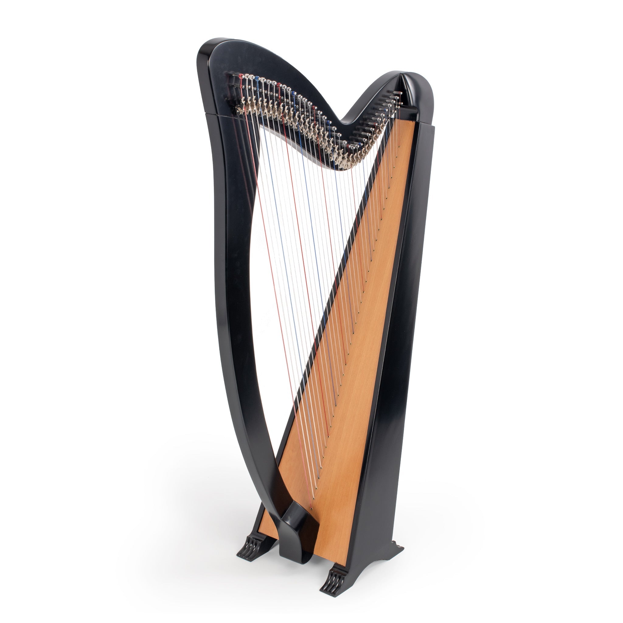 HX36BK - MMX celtic harp in black - 36 strings A1