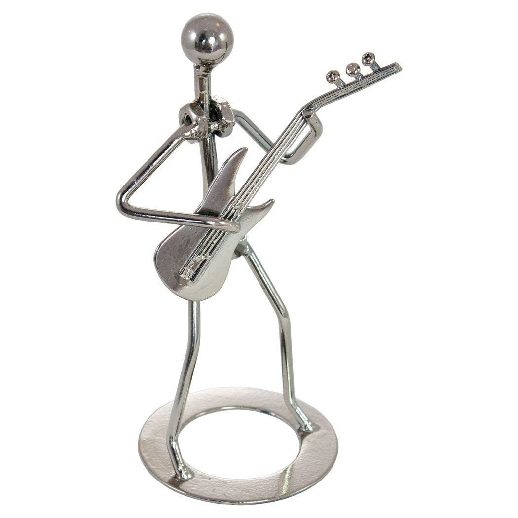 Nuts & bolts iron man figurine - electric guitarist