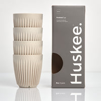 HC08N04-E - 4-pack HuskeeCup 8oz natural