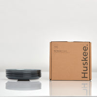 HT3SK04-R - 3oz Espresso HuskeeRenew Saucer 4-Pack Smoke