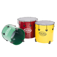 IZ141618 - Izzo Castle surdos set of 3 nesting samba drums - 14
