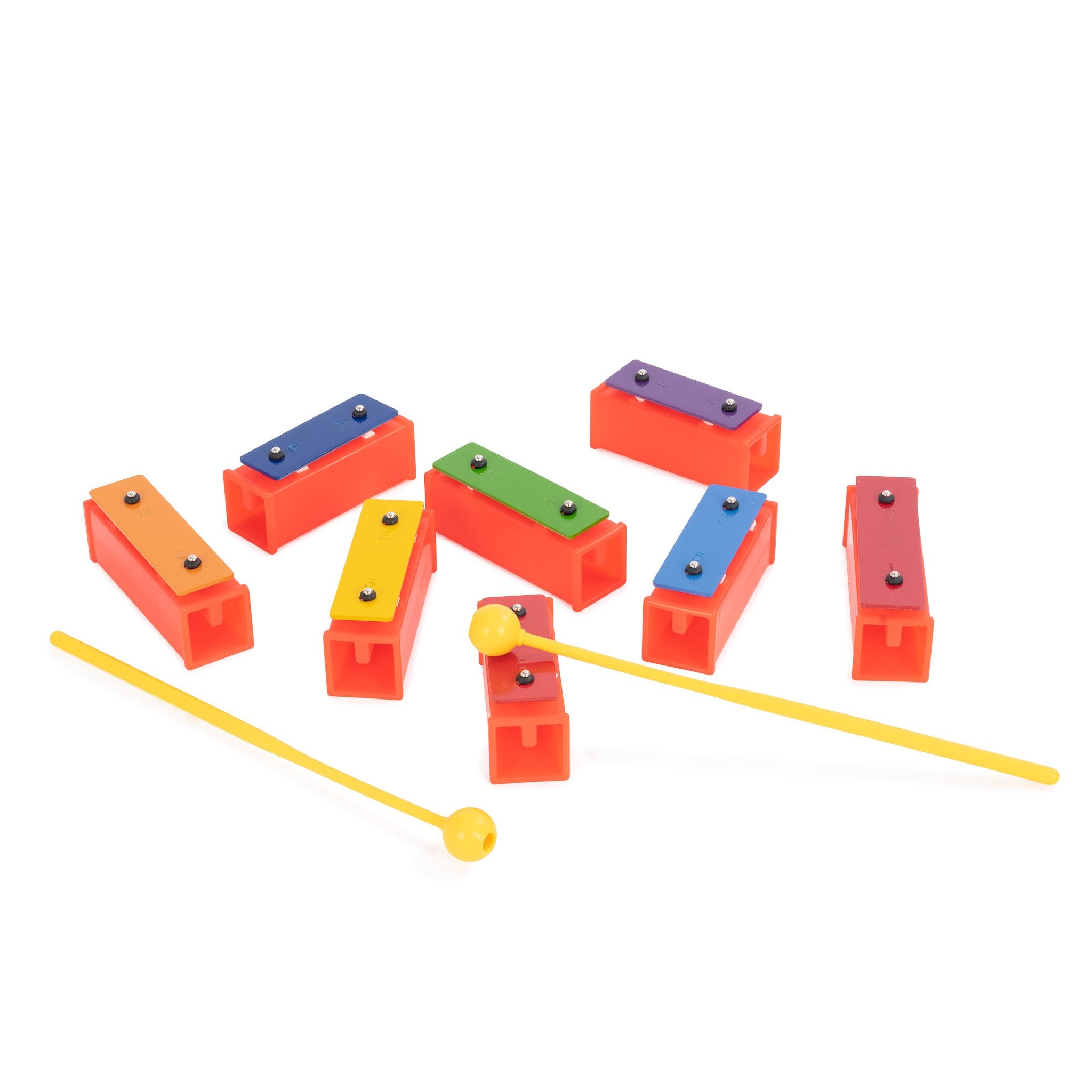 KB10 - Percussion Workshop KB10 coloured chime bars supplied beaters & case A1