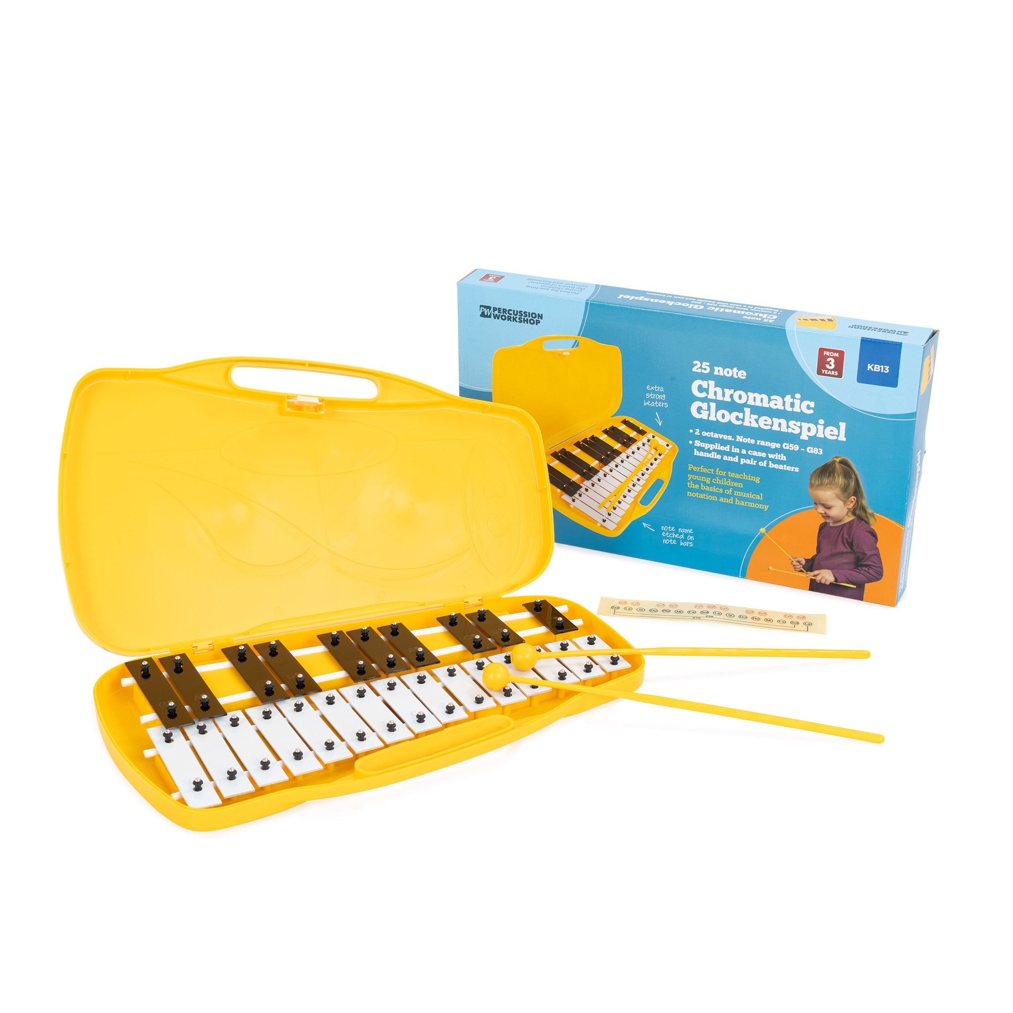 KB13 - Percussion Workshop KB13 25 note chromatic glockenspiel A1