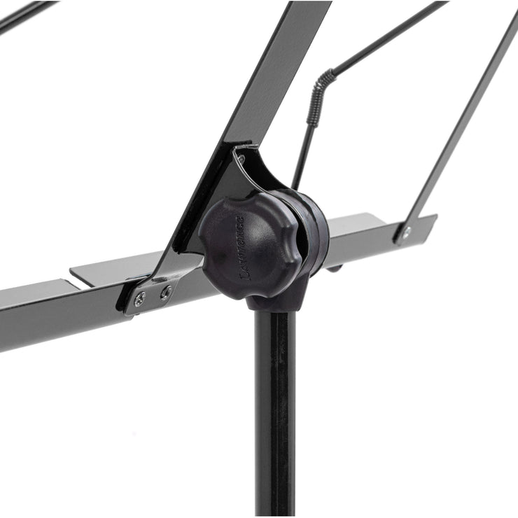 LMS02-BK - Lawrence lightweight folding music stand Black