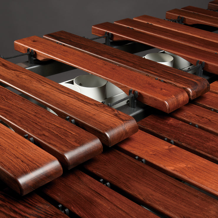 M850HW - Majestic Reflection 5 octave rosewood bar marimba White resonators