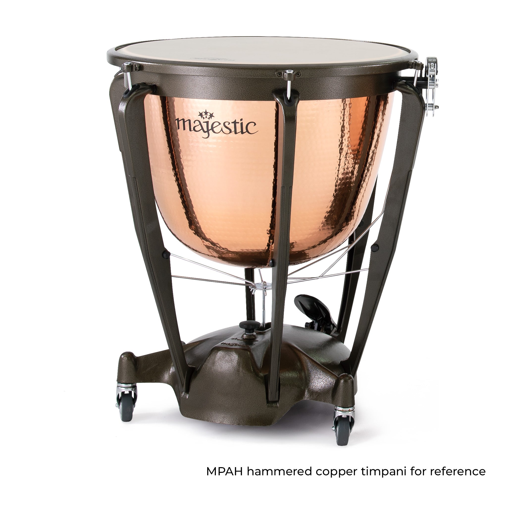 MP2000A,MP2300A,MP2600A,MP2900A,MP3200A - Majestic Symphonic polished copper deep cambered timpani 20" / A1