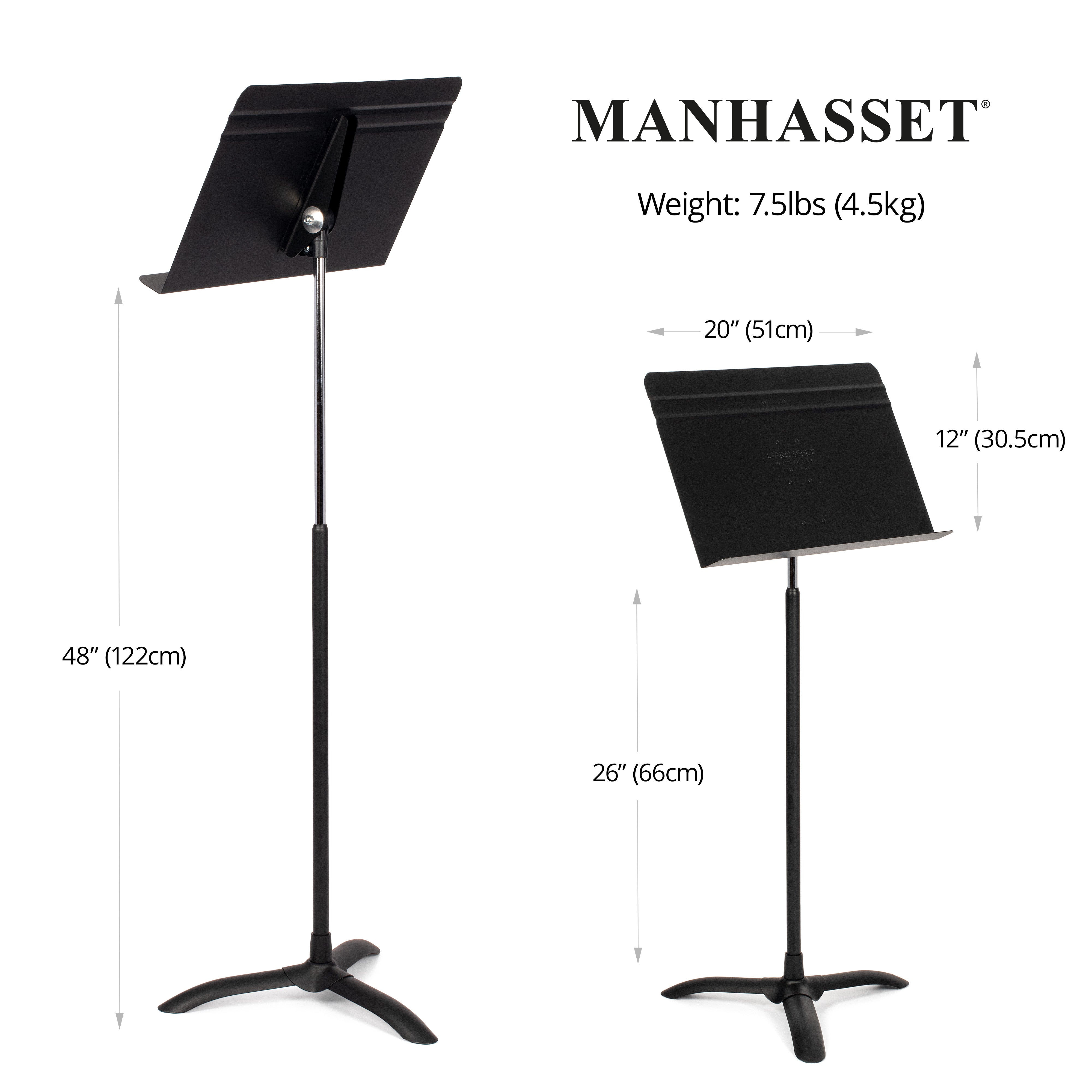MAN4801 - Manhasset Symphony music stand A1 / Black