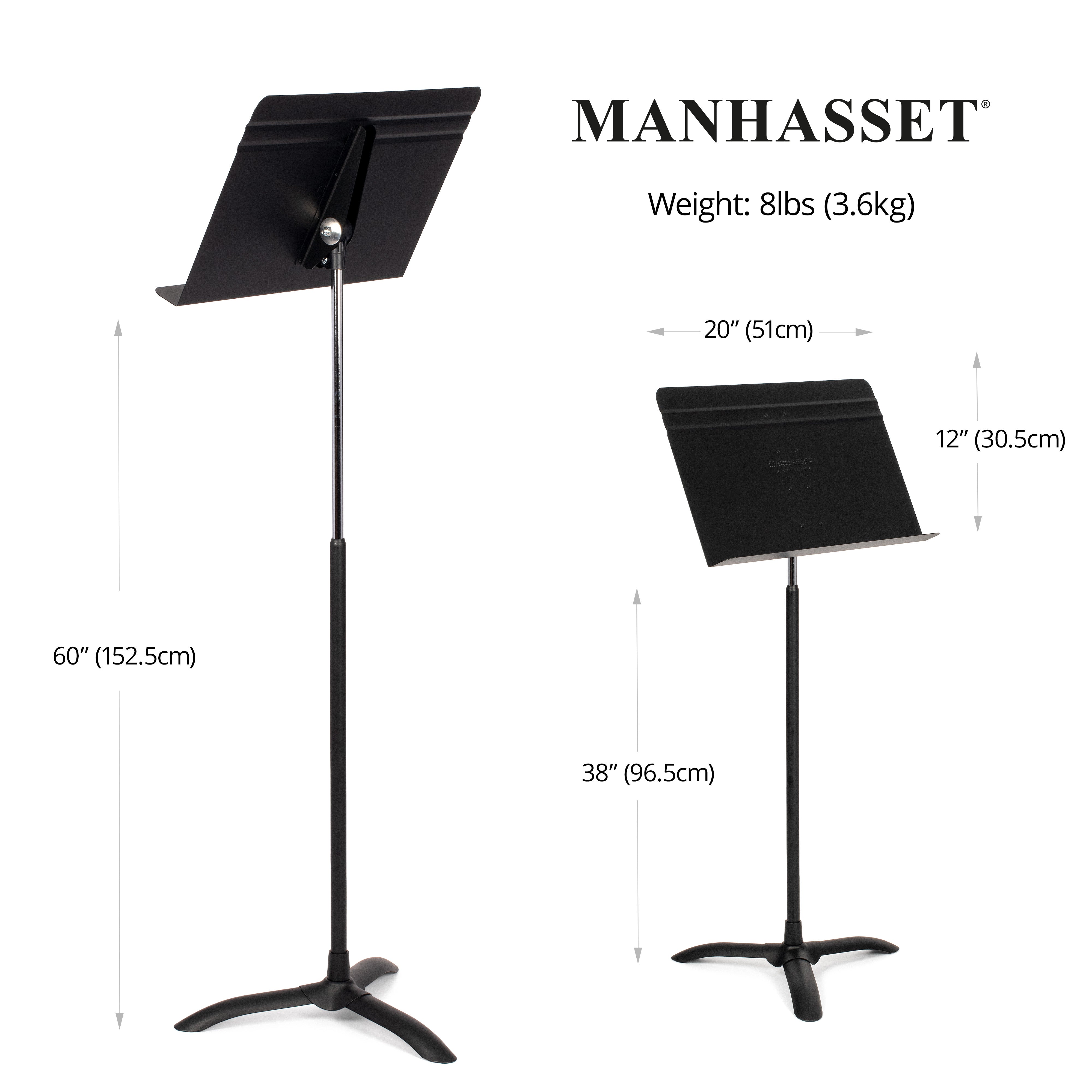 MAN48TA - Manhasset Tall Symphony music stand A1
