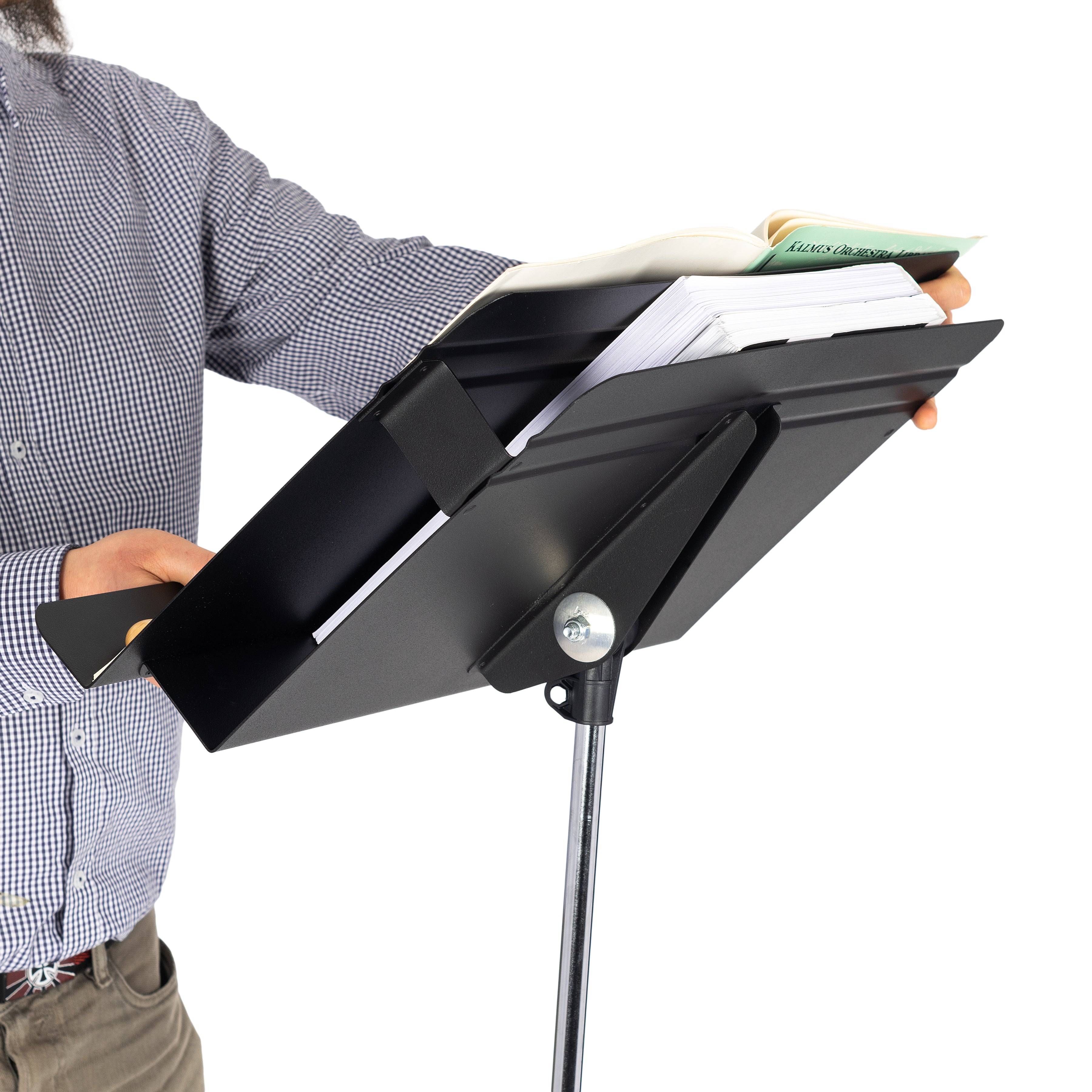MAN4901 - Manhasset Director music stand with double layer desk A1 / Single stand