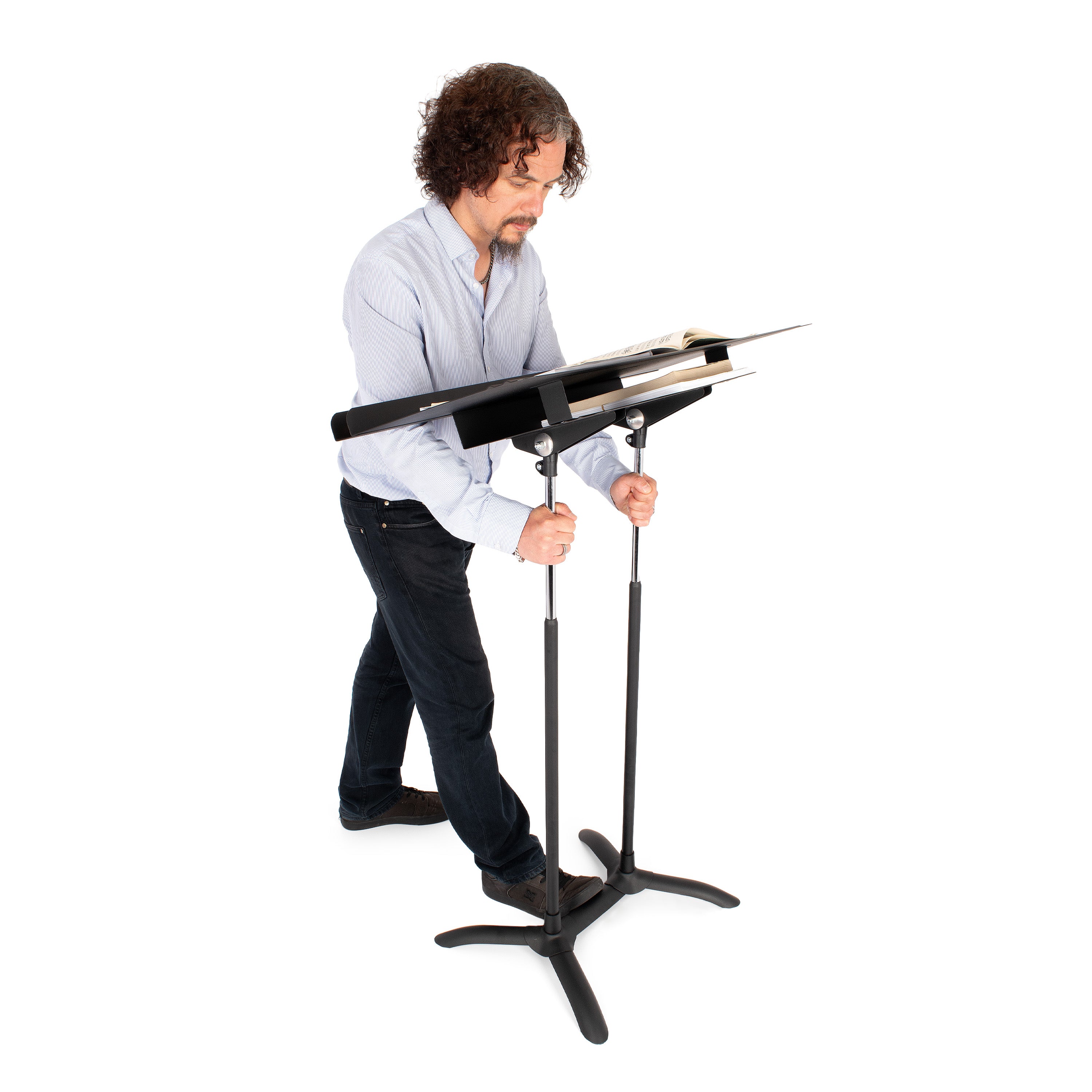 MAN5401 - Manhasset Regal music stand - top of the range conductor station A1