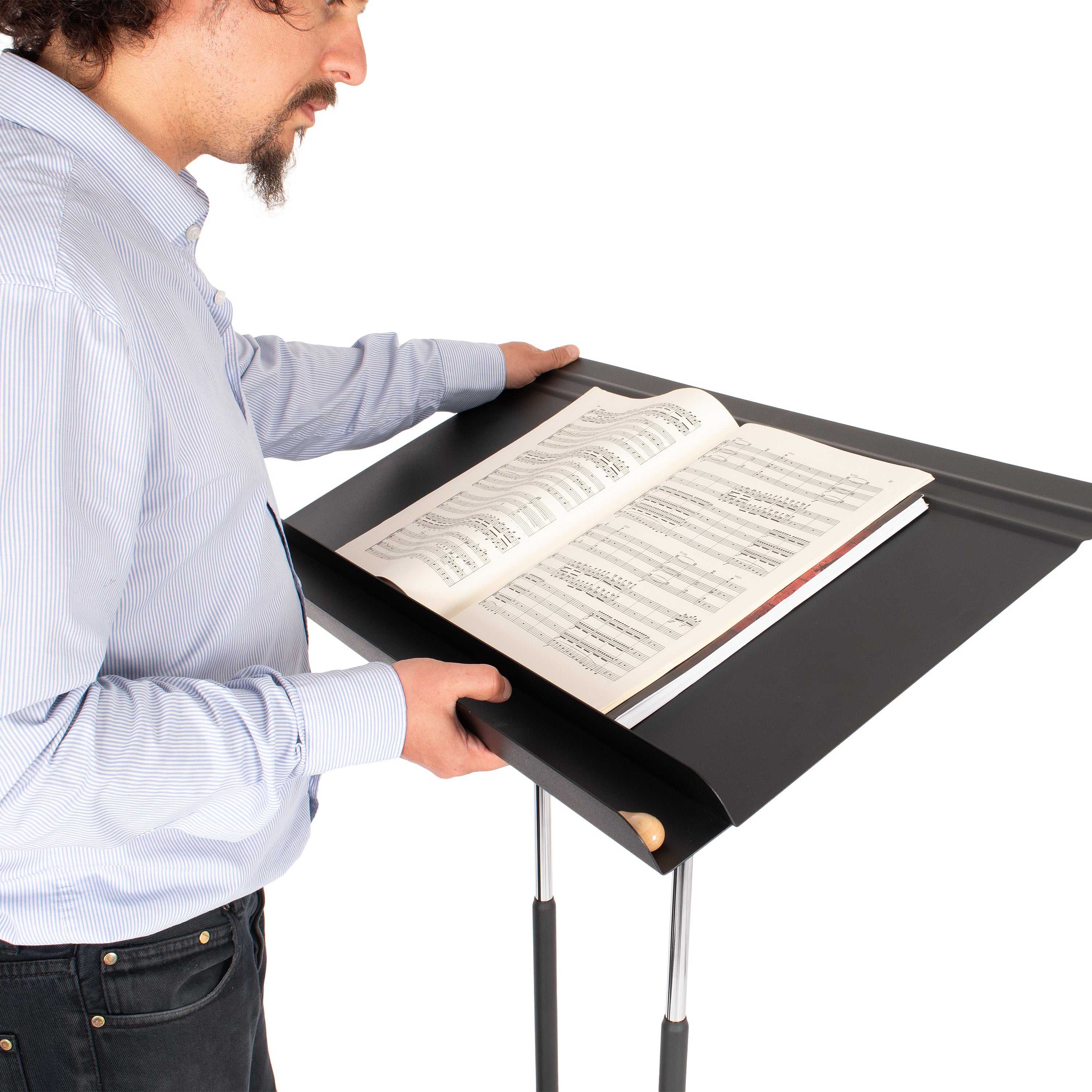 MAN5401 - Manhasset Regal music stand - top of the range conductor station A1