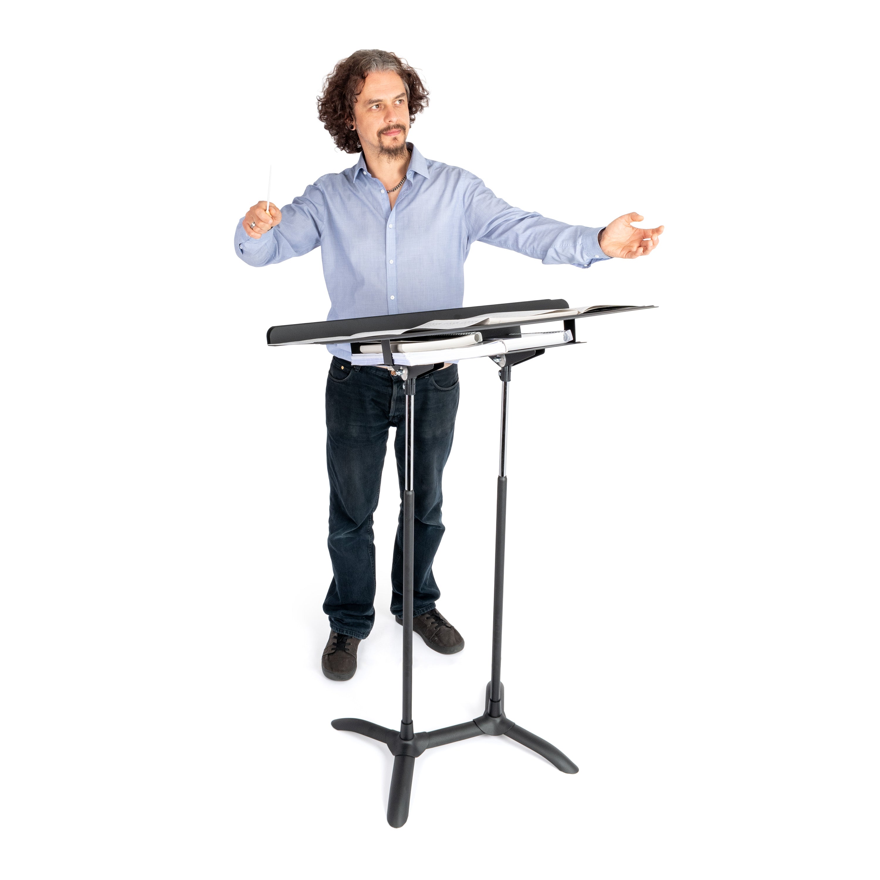 MAN5401 - Manhasset Regal music stand - top of the range conductor station A1