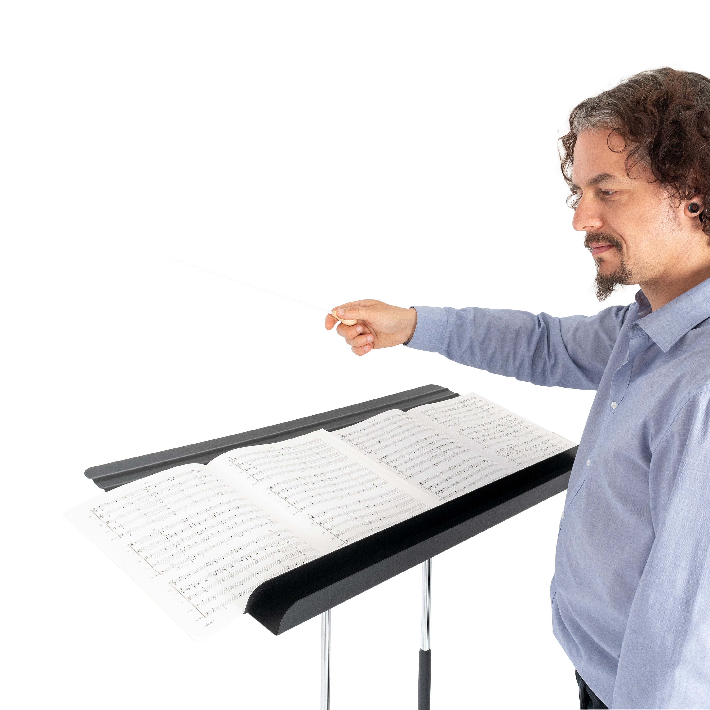 MAN5401 - Manhasset Regal music stand - top of the range conductor station A1