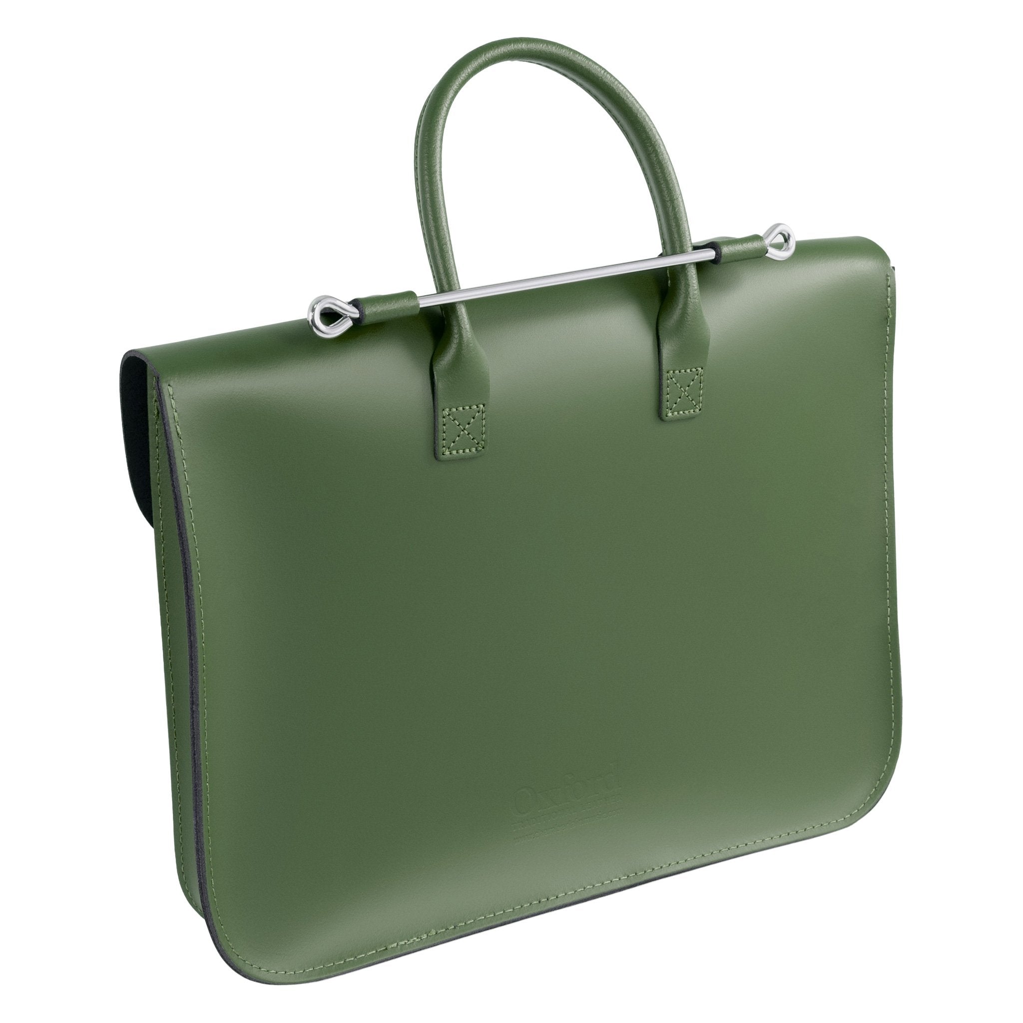 MC1-GR - Oxford Traditional leather music case Dark green / A1