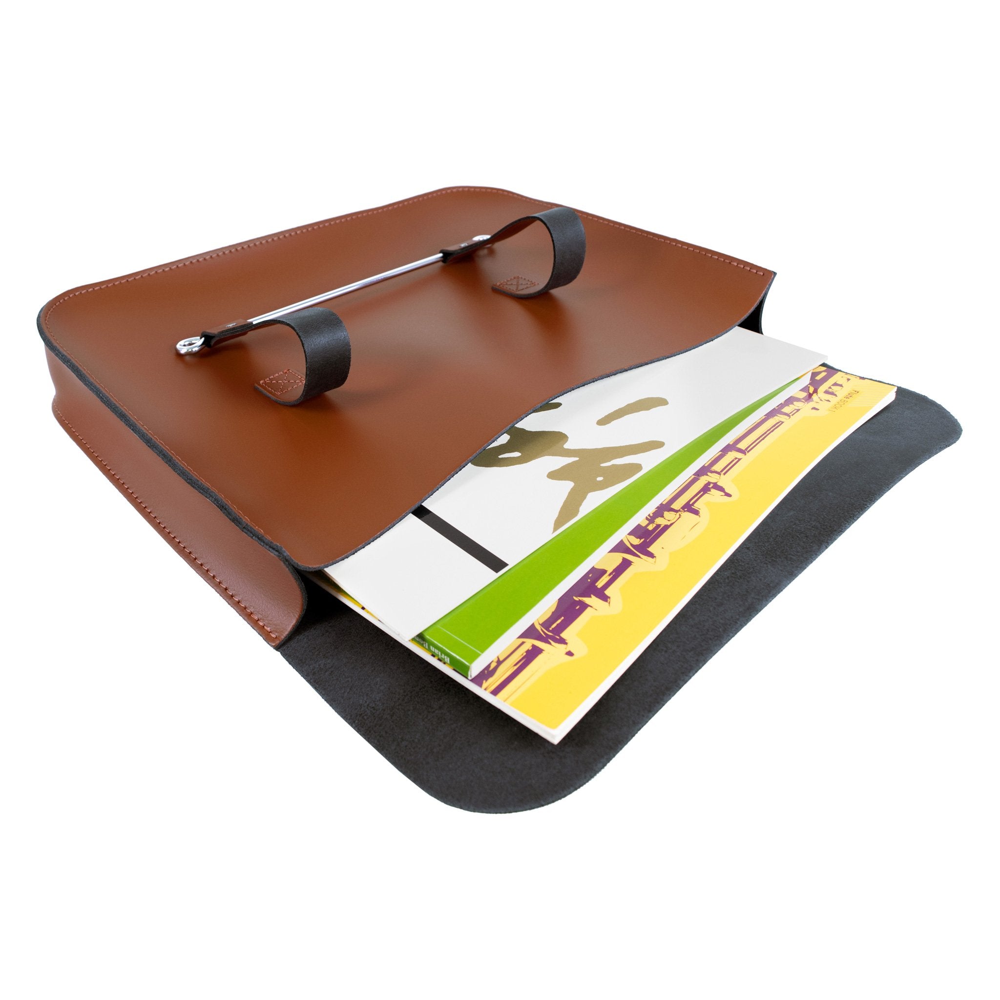 MC1-LT - Oxford Traditional leather music case London tan / A1