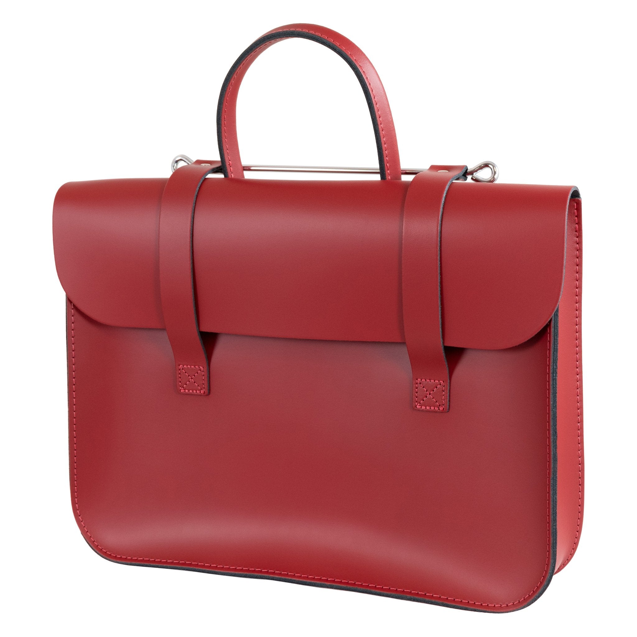 MC1-R - Oxford Traditional leather music case Red / A1