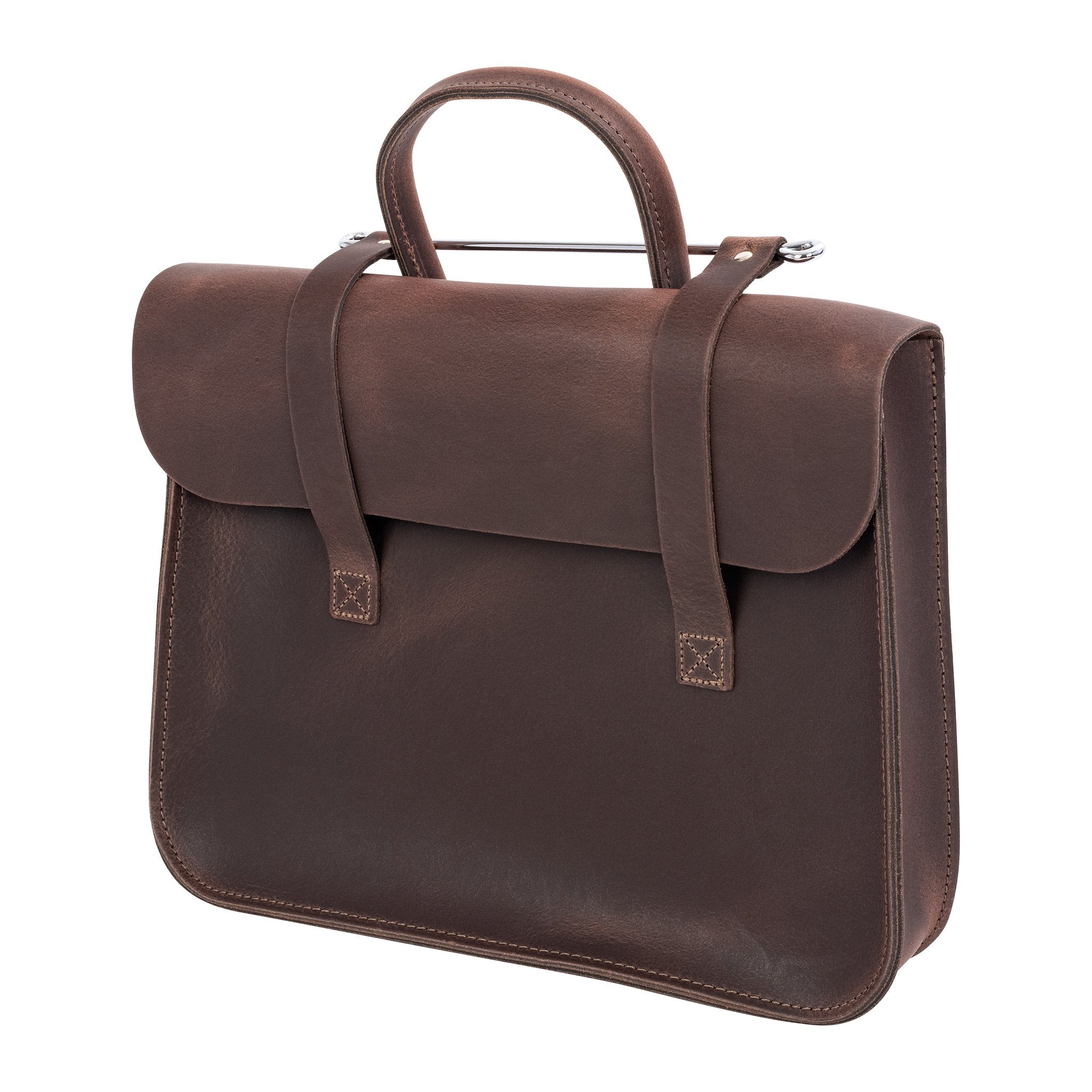 MC2-WAL - Oxford Traditional leather premium music case Antique walnut / A1