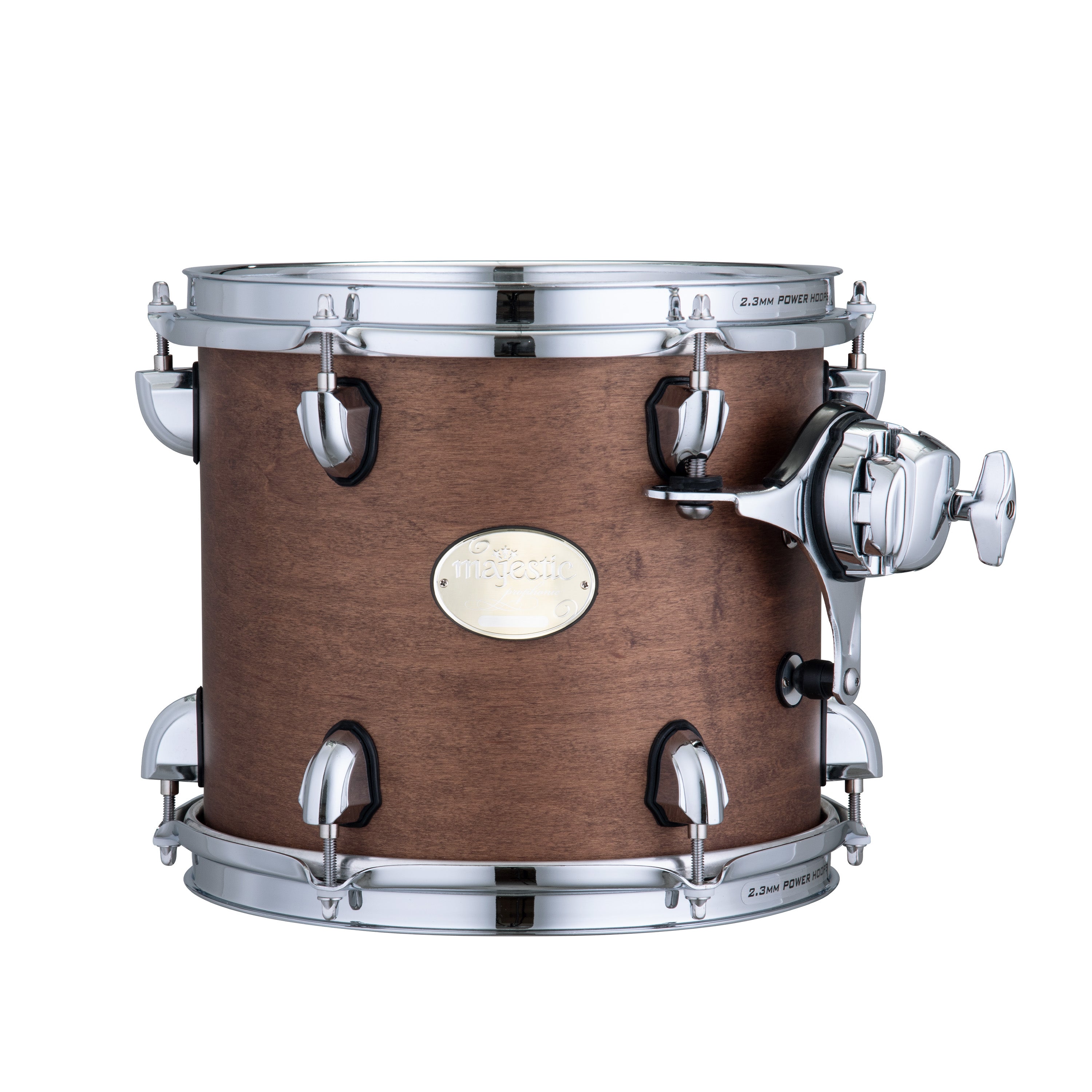 MCTP0608D,MCTP0808D,MCTP1009D,MCTP1210D,MCTP1311D,MCTP1412D,MCTP1513D,MCTP1614D - Majestic Prophonic double headed concert tom, dark coffee 6"x8" / A1