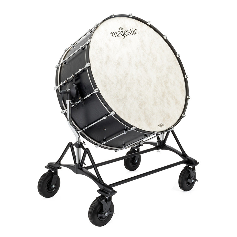 MFCB3622,MFCB4022 - Majestic Concert Black concert bass drum with field stand 36"x22" / A1