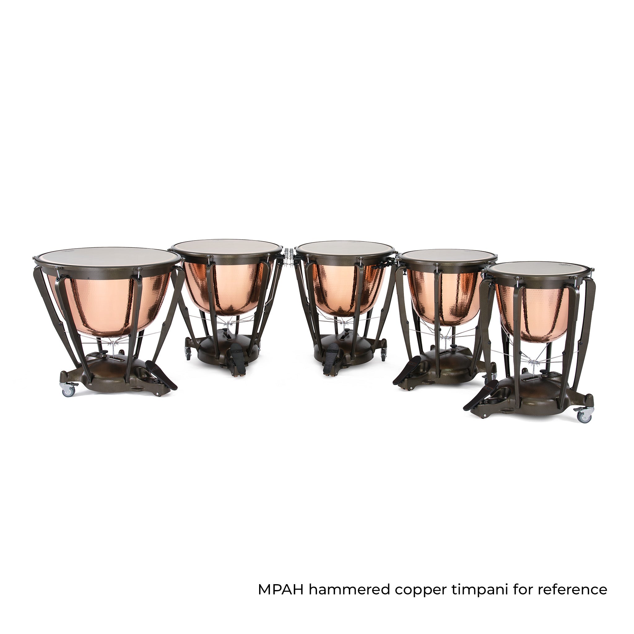 MP2000A,MP2300A,MP2600A,MP2900A,MP3200A - Majestic Symphonic polished copper deep cambered timpani 20" / A1