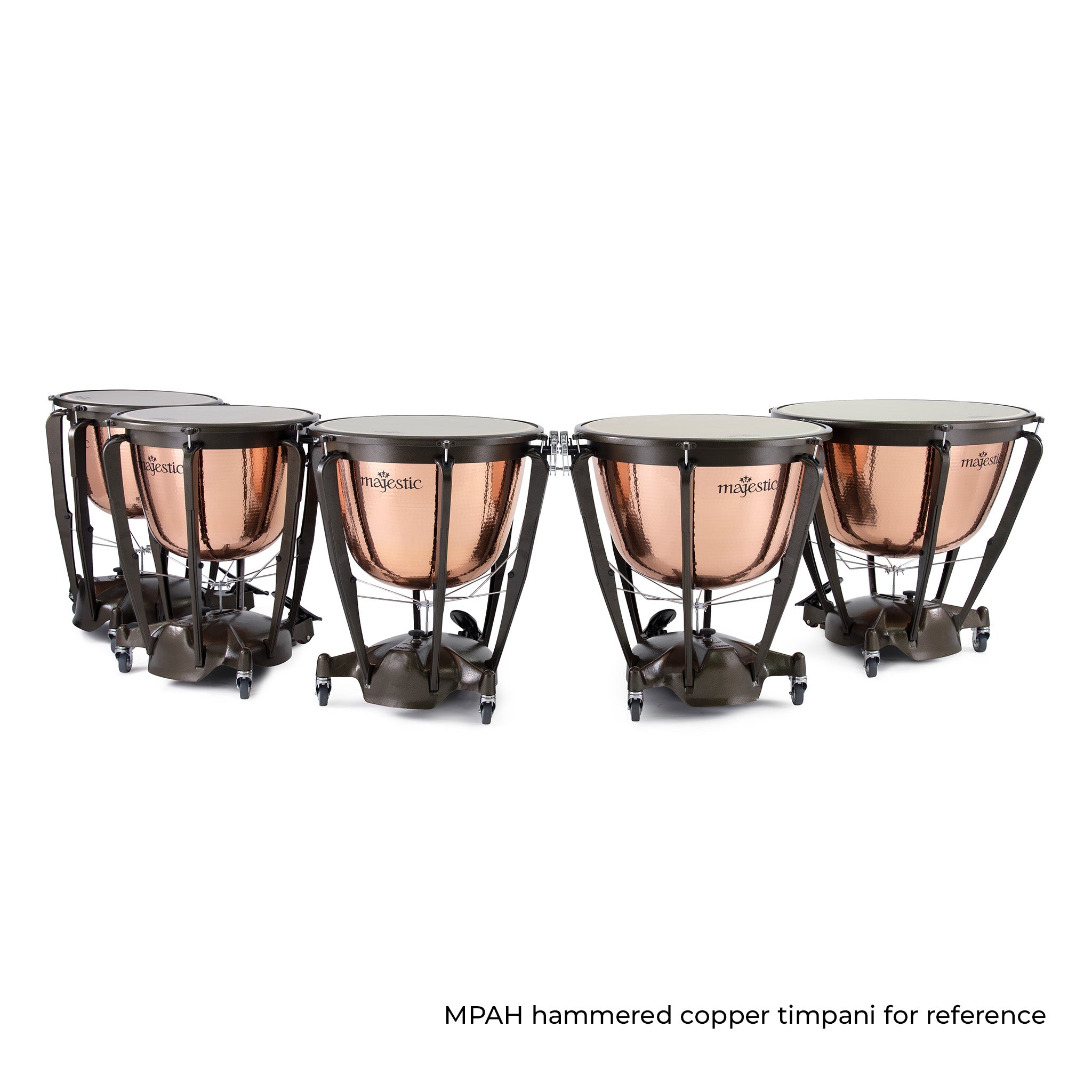 MP2000A,MP2300A,MP2600A,MP2900A,MP3200A - Majestic Symphonic polished copper deep cambered timpani 20" / A1