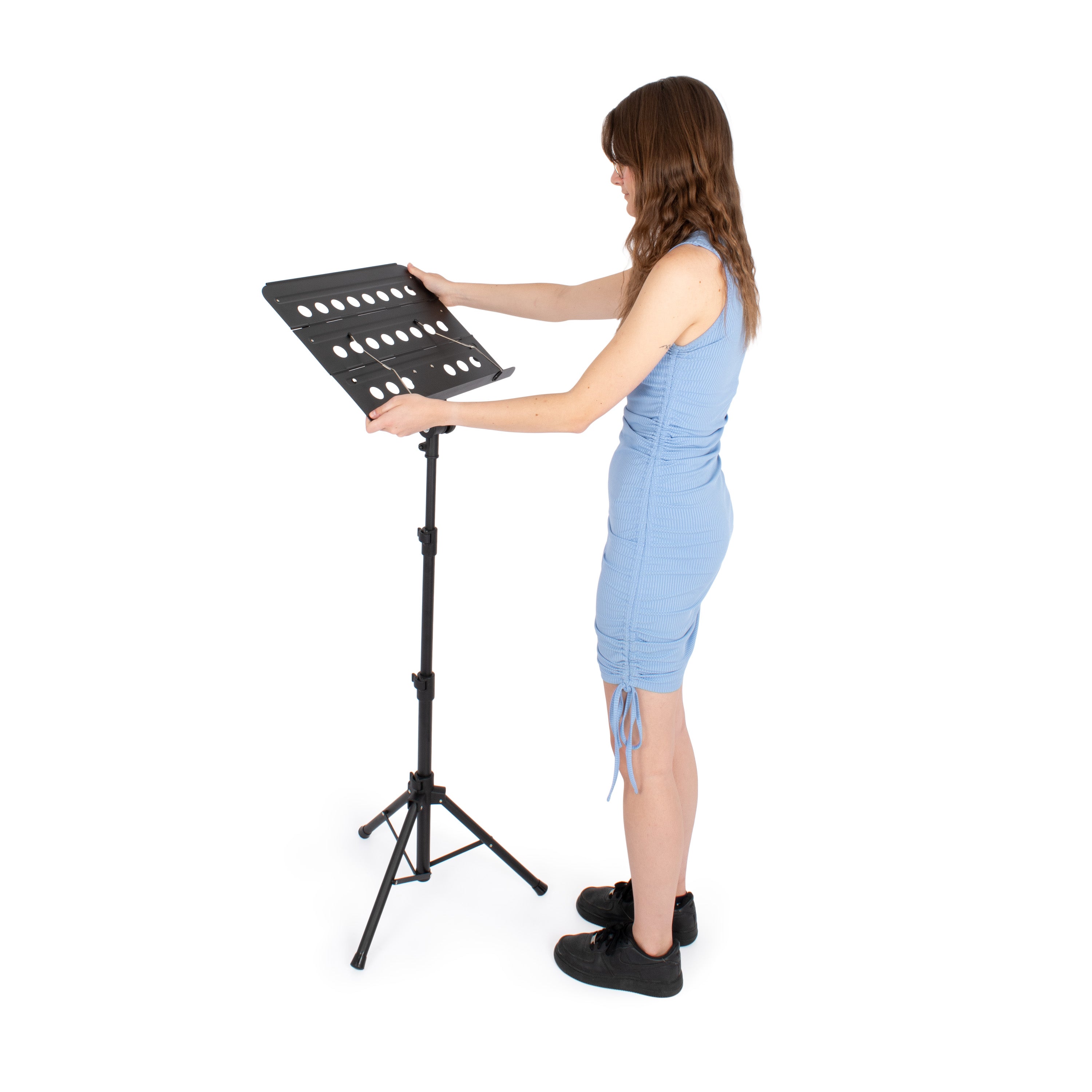 MUSISCA25 - Musisca folding orchestral music stand with carry bag A1