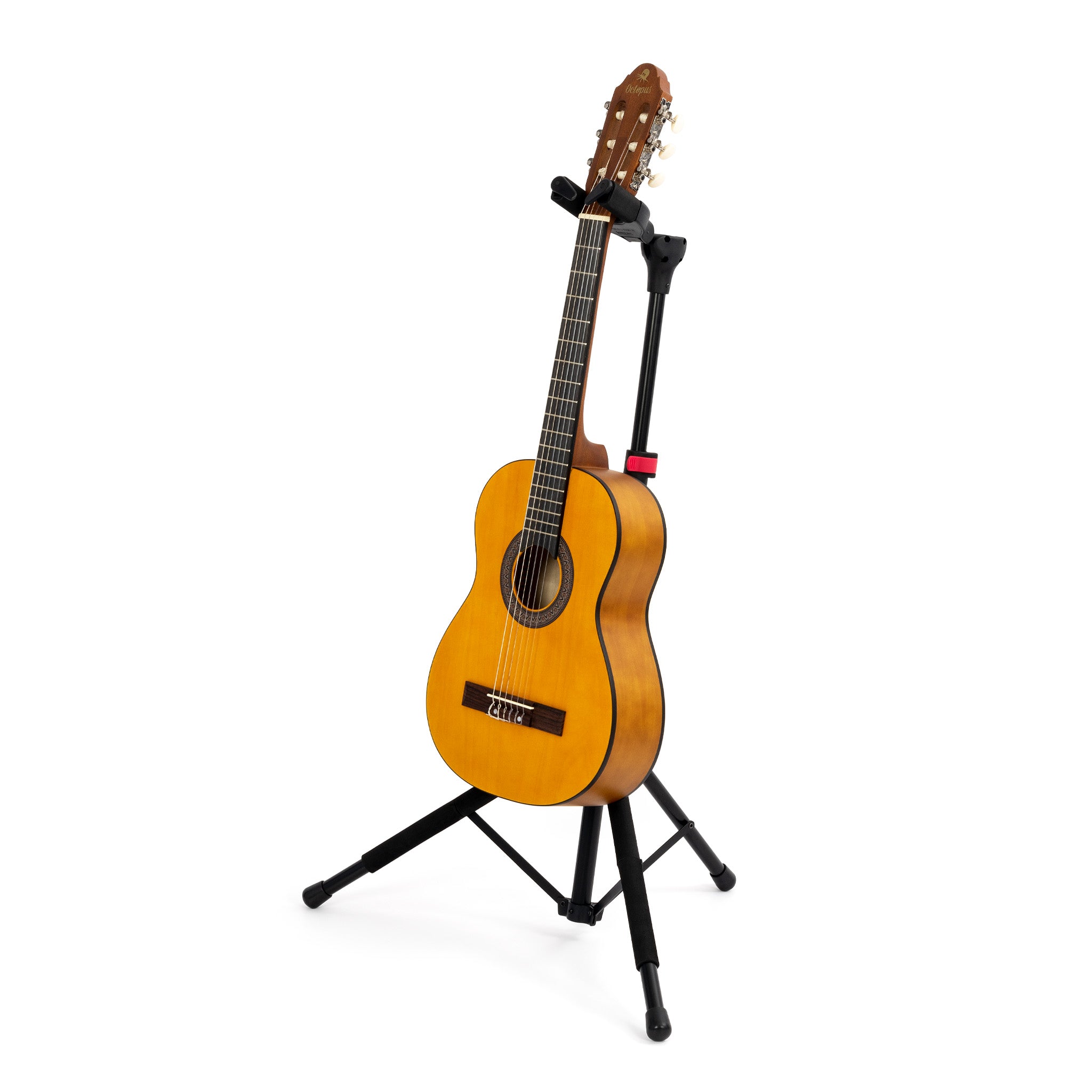Musisca height adjustable universal guitar stand with auto grab