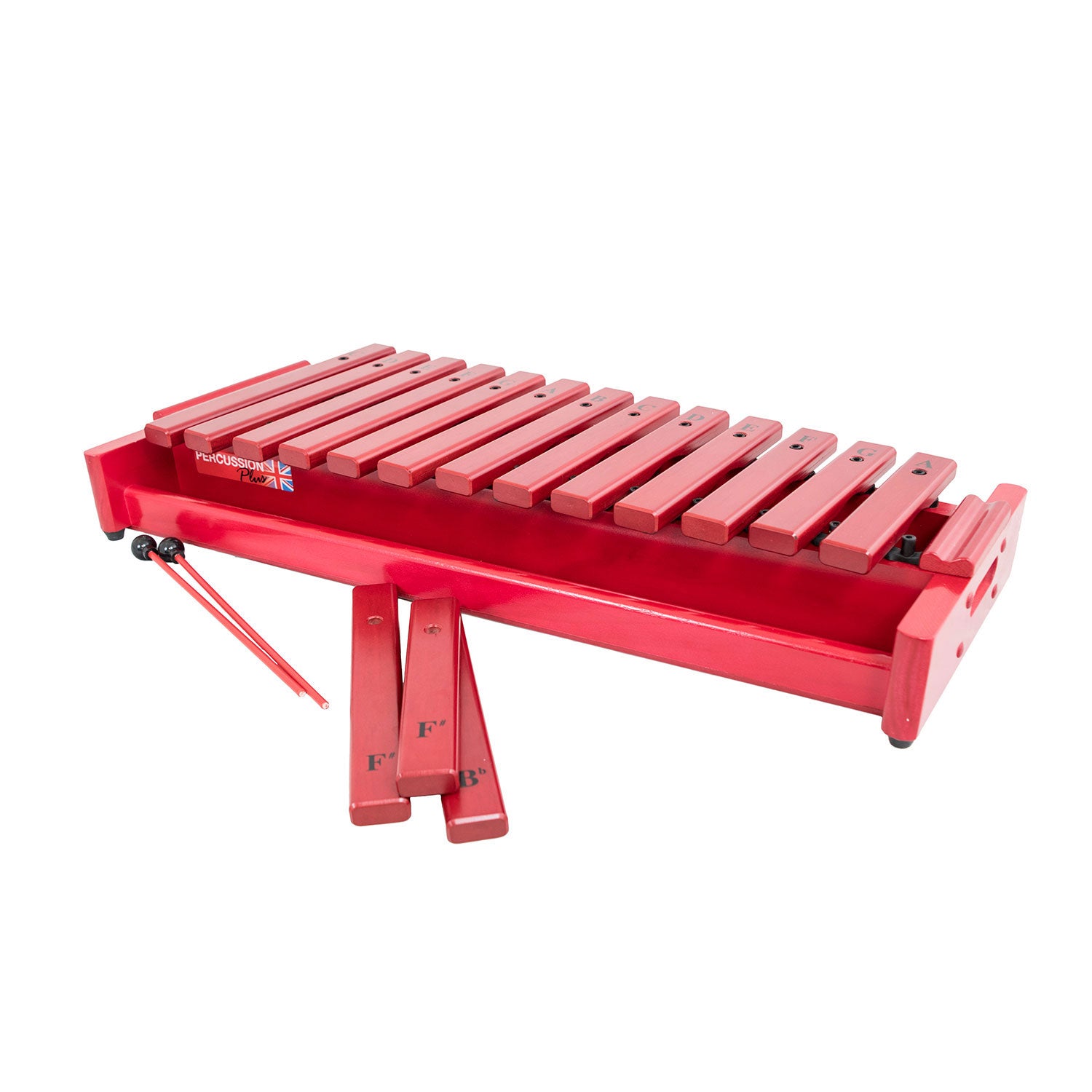 PP023 - Percussion Plus Classic Red Box soprano diatonic xylophone A1