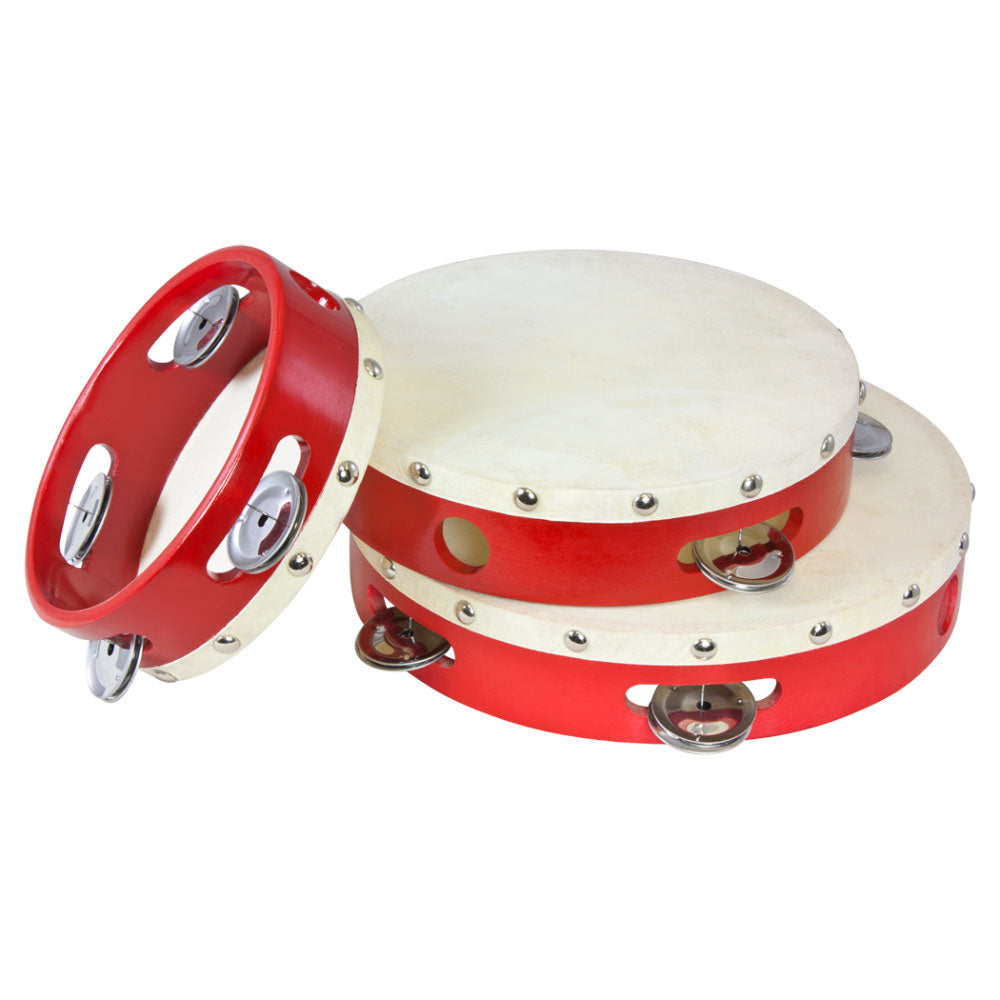 PP0385 - Percussion Plus PP0385 Tambourine wood shells 6", 8” and 9” – 3 pack A1