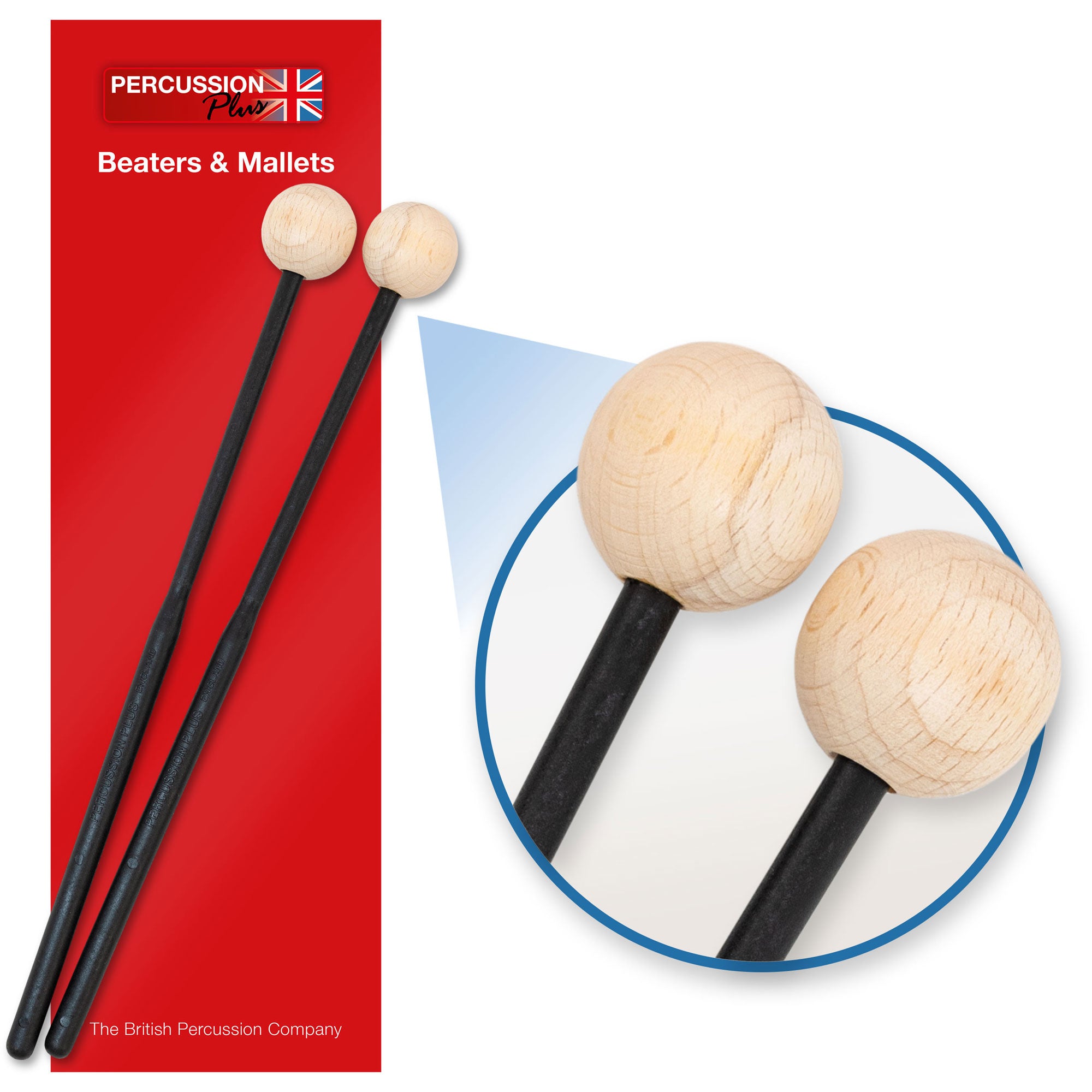 PP069 - Percussion Plus pair of beaters - hard A1