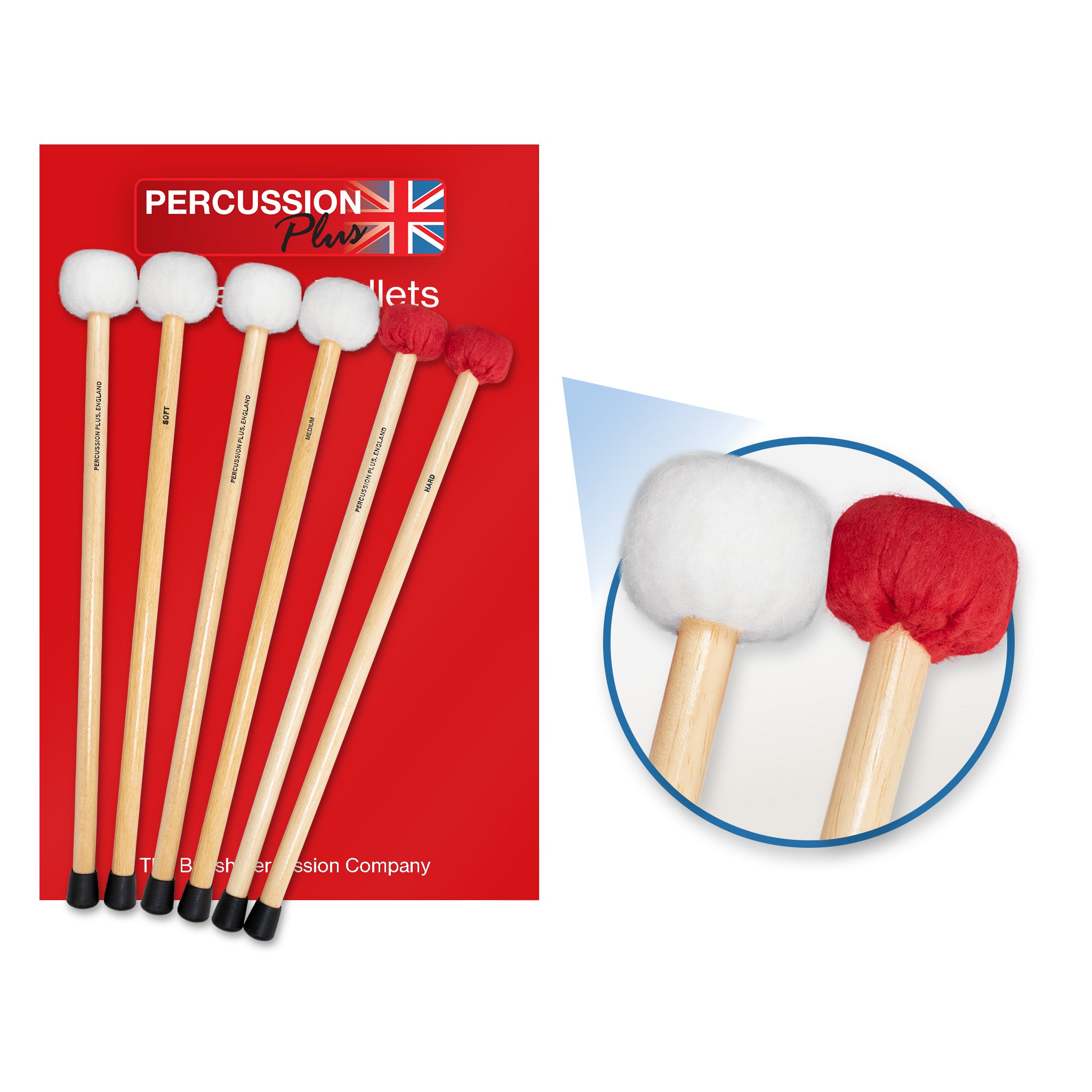 PP0725Percussion Plus timpani mallets selection packA1