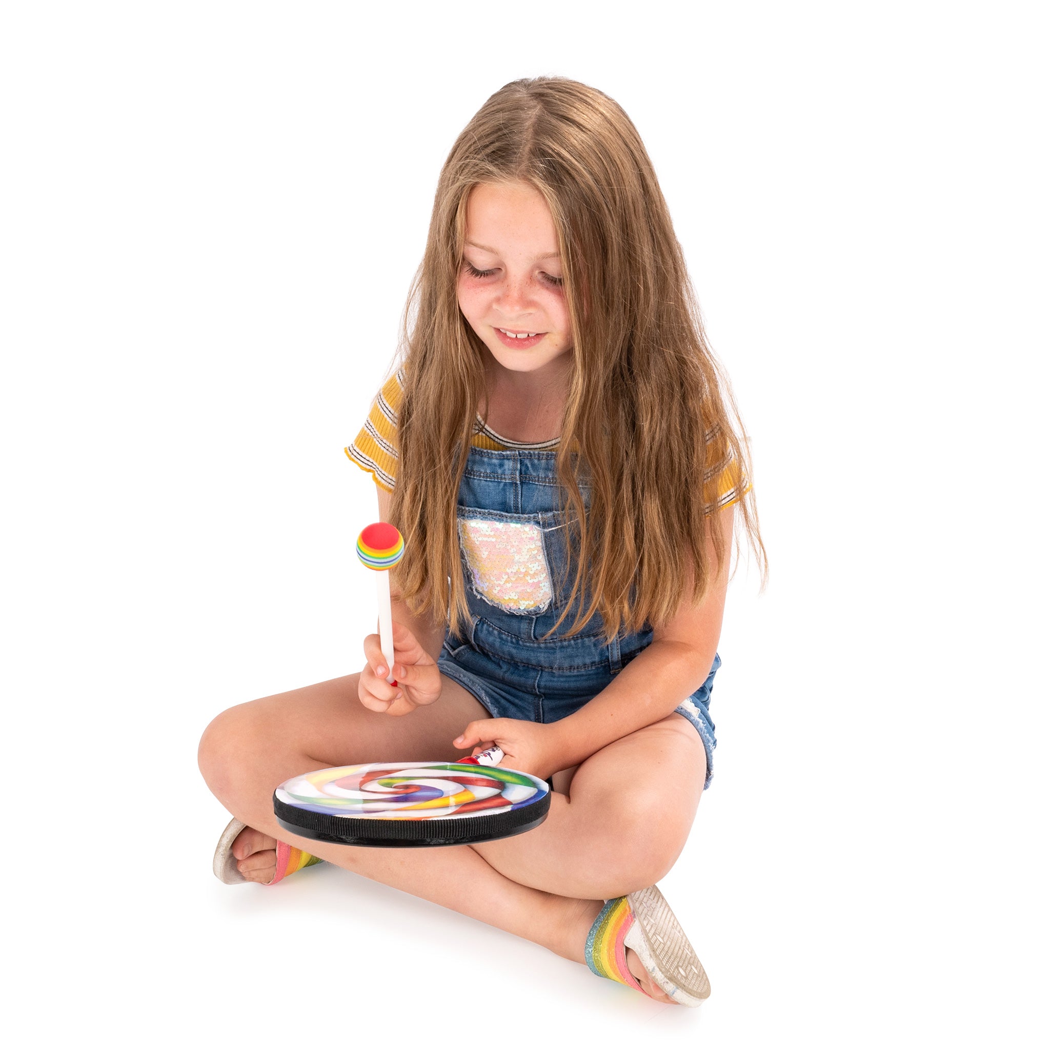 PP1189-10PACK - Percussion Plus 8" lollipop drum - pack of 10 A1