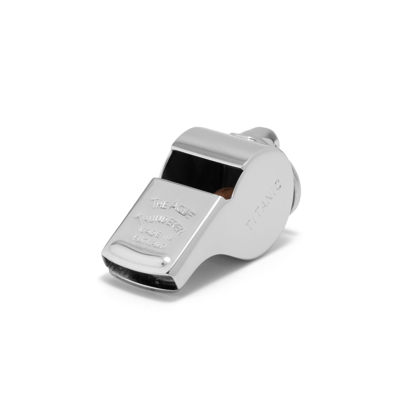 PP172 - Acme Titanic brass thunderer whistle - Nickel plated A1