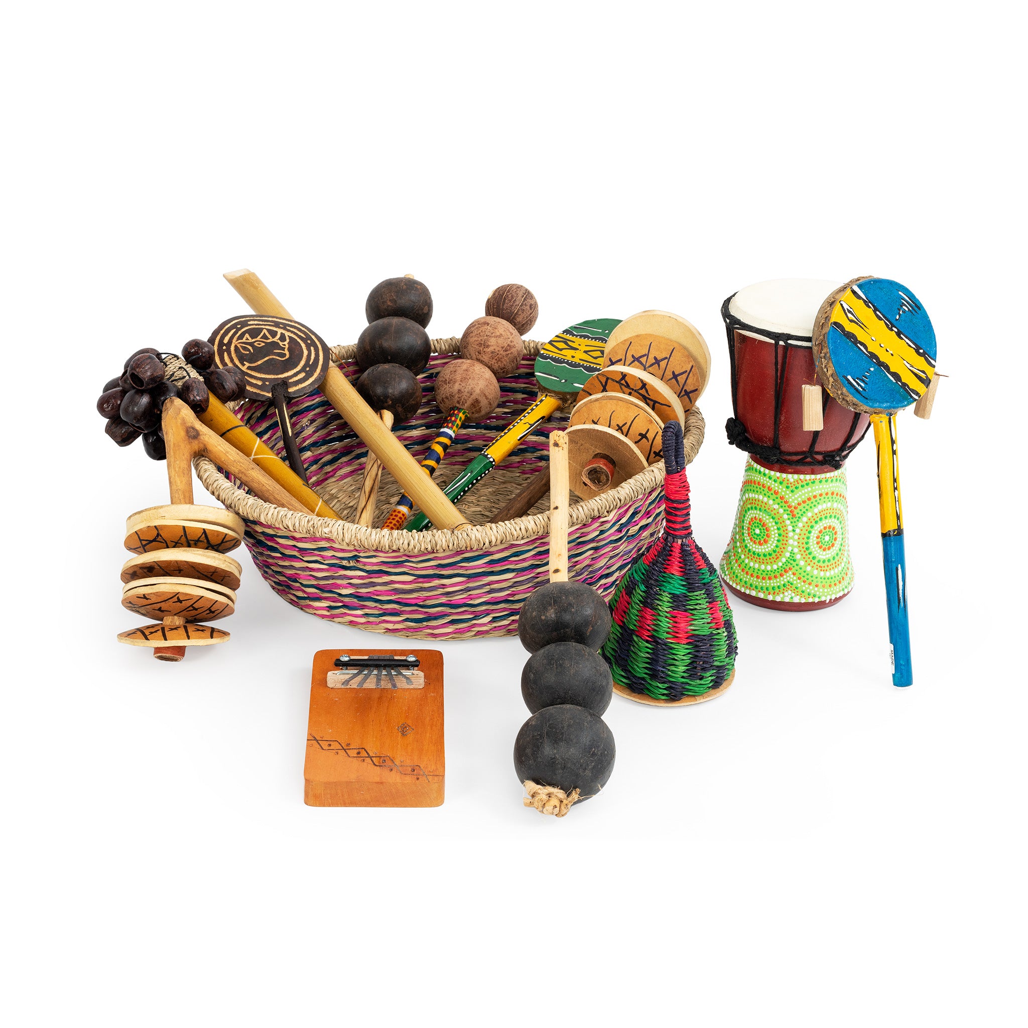PP2053 - Percussion Plus Honestly Made African basket A1