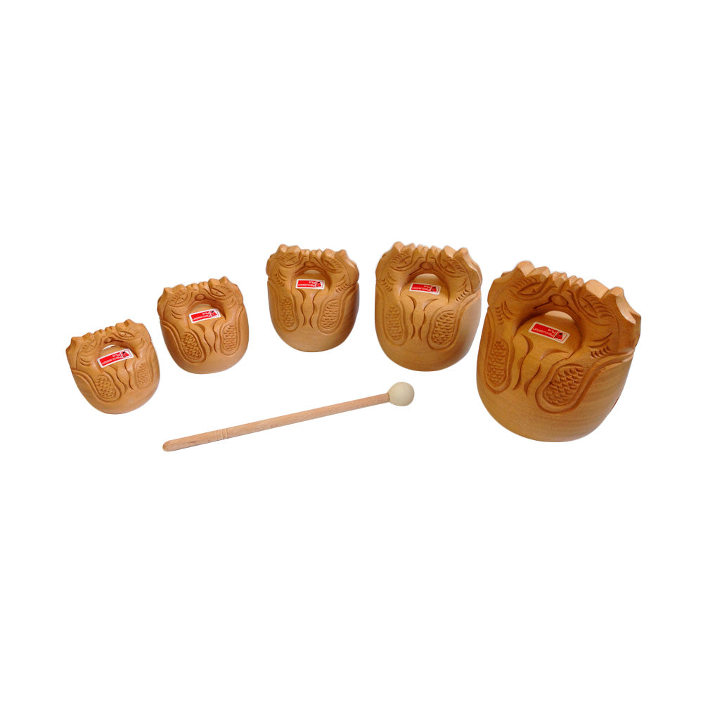 PP237 - Percussion Plus temple blocks - set of 5 A1