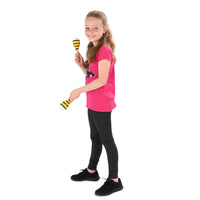 PP3111 - Percussion Plus wooden bug maracas Yellow bee