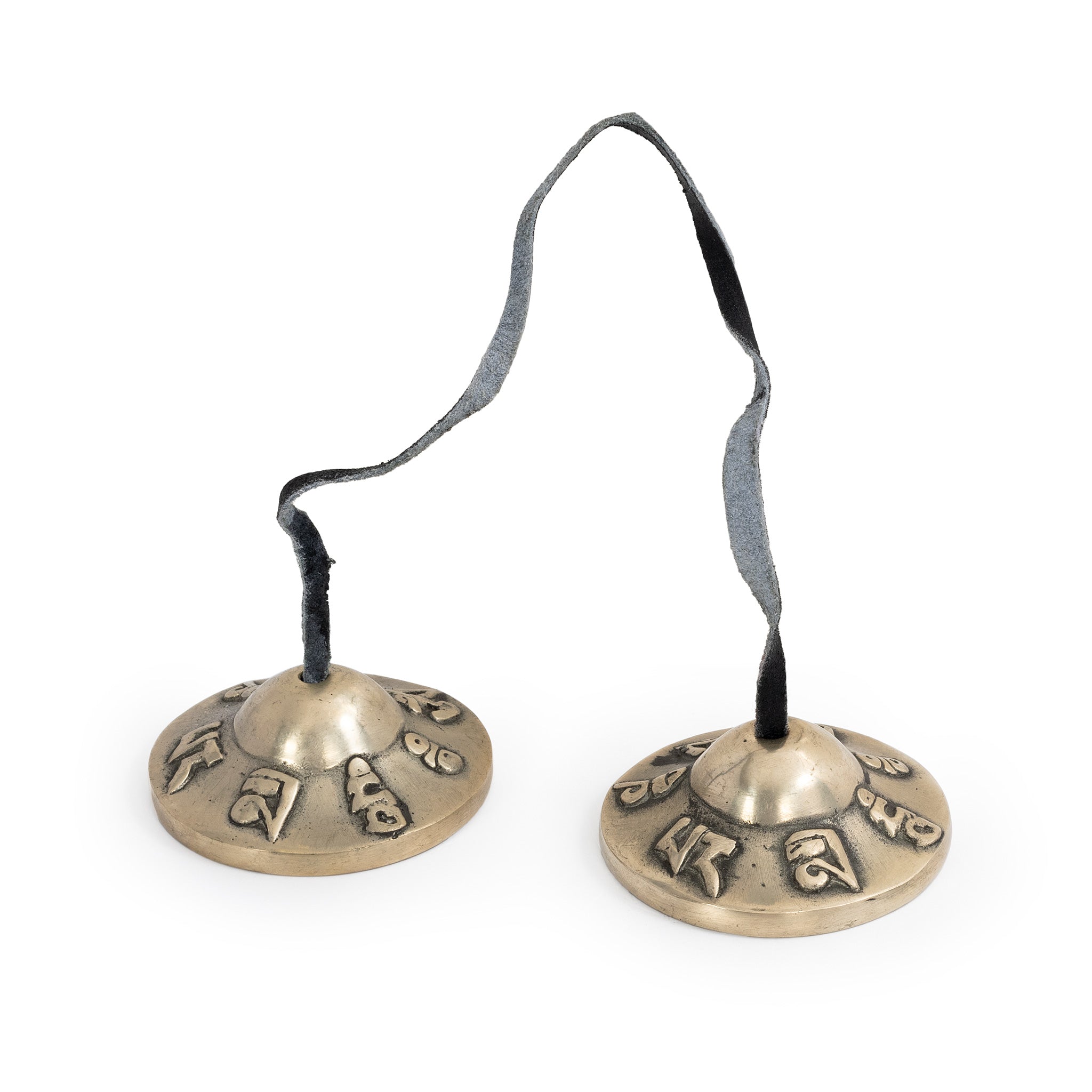PP627 - Percussion Plus Honestly Made Bronze embossed Tibetan bells - pair A1