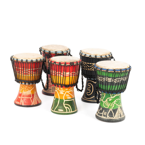 Percussion Plus Honestly Made Ghanaian mini djembe 6" Percussion Plus Honestly Made Ghanaian mini djembe 6"