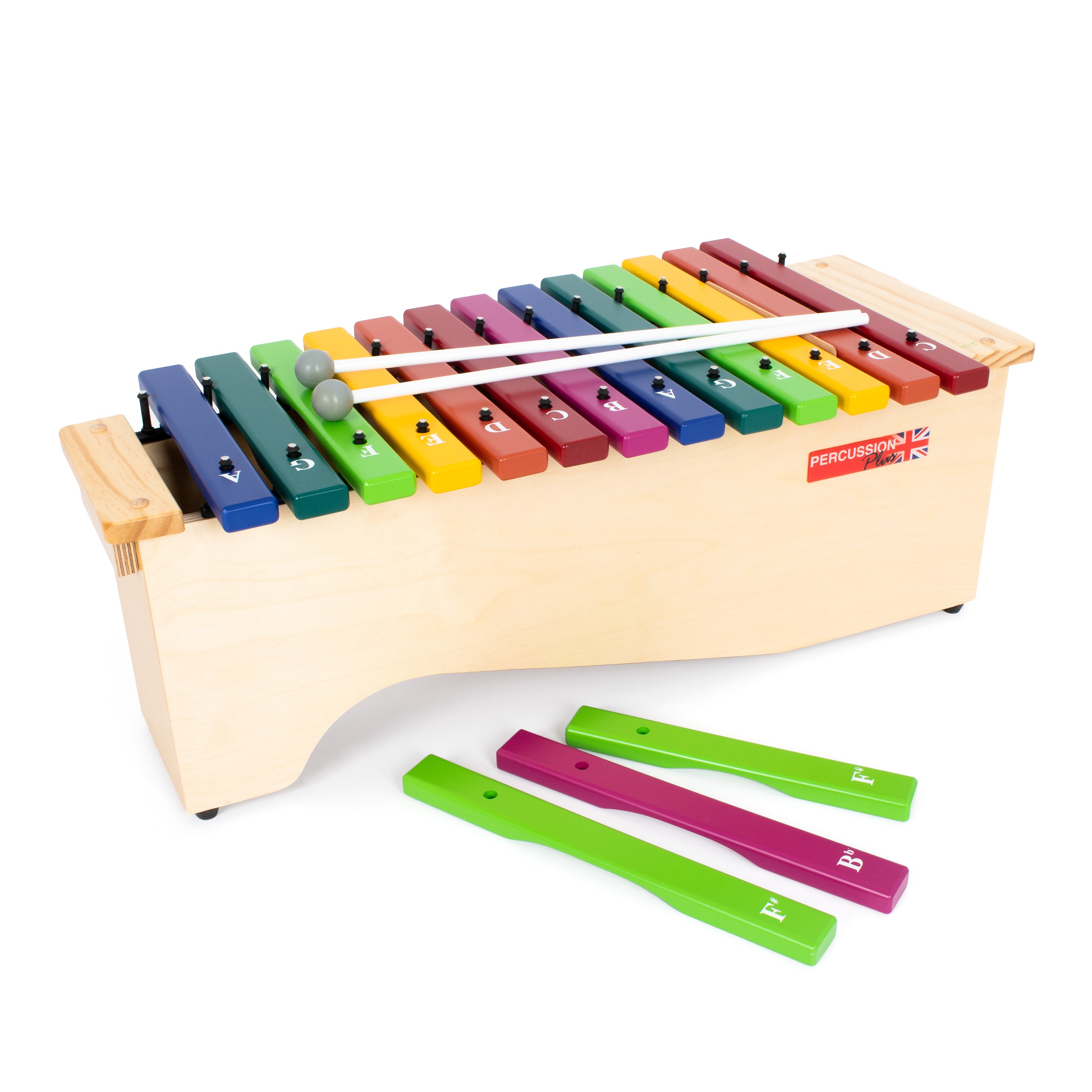 PP7525 - Percussion Plus Harmony alto xylophone with coloured note bars A1