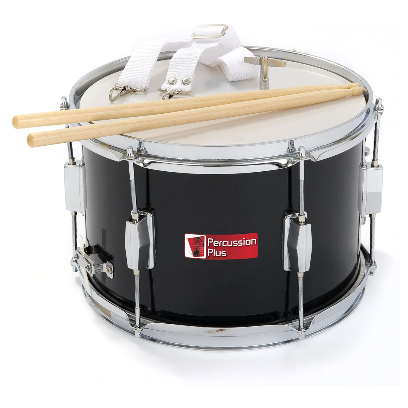 Percussion Plus junior 12" marching drum - black