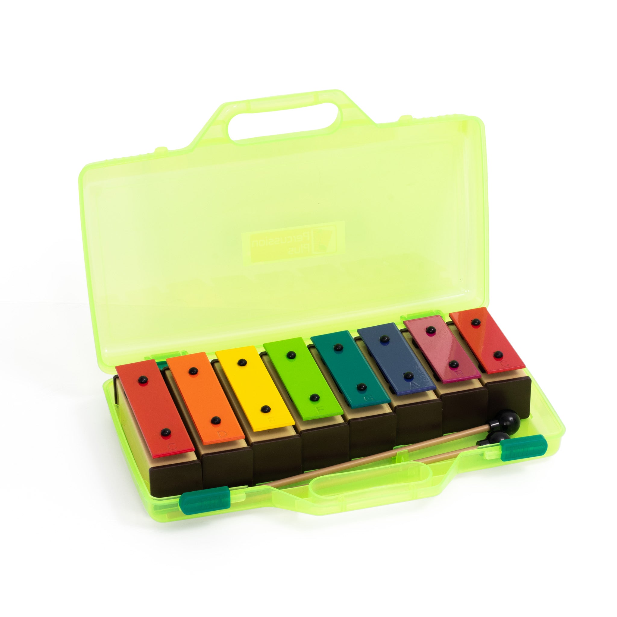 PP944 - Percussion Plus PP944 colourful chime bars in clear case with beaters A1