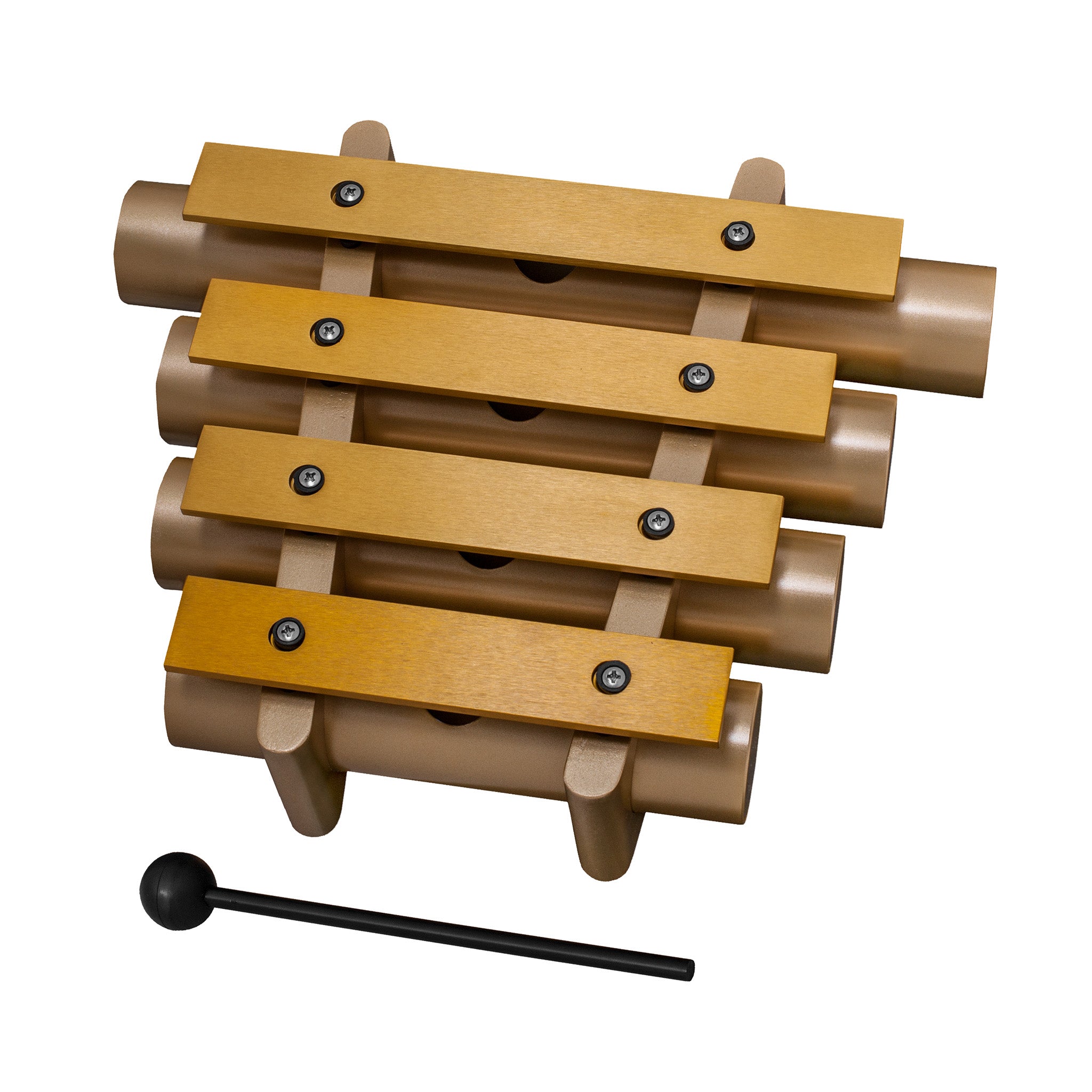 R40 - Majestic dinner chimes, aluminium with gold finish Gold resonators / A1
