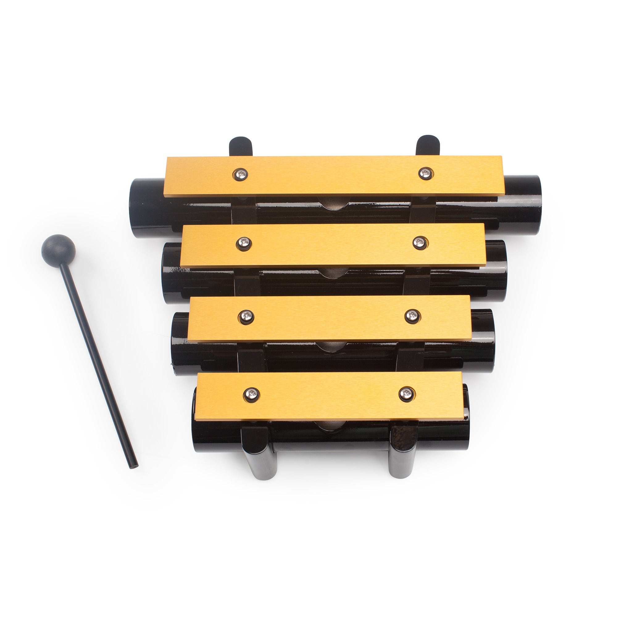 R50 - Majestic dinner chimes, aluminium with gold finish Black resonators / A1