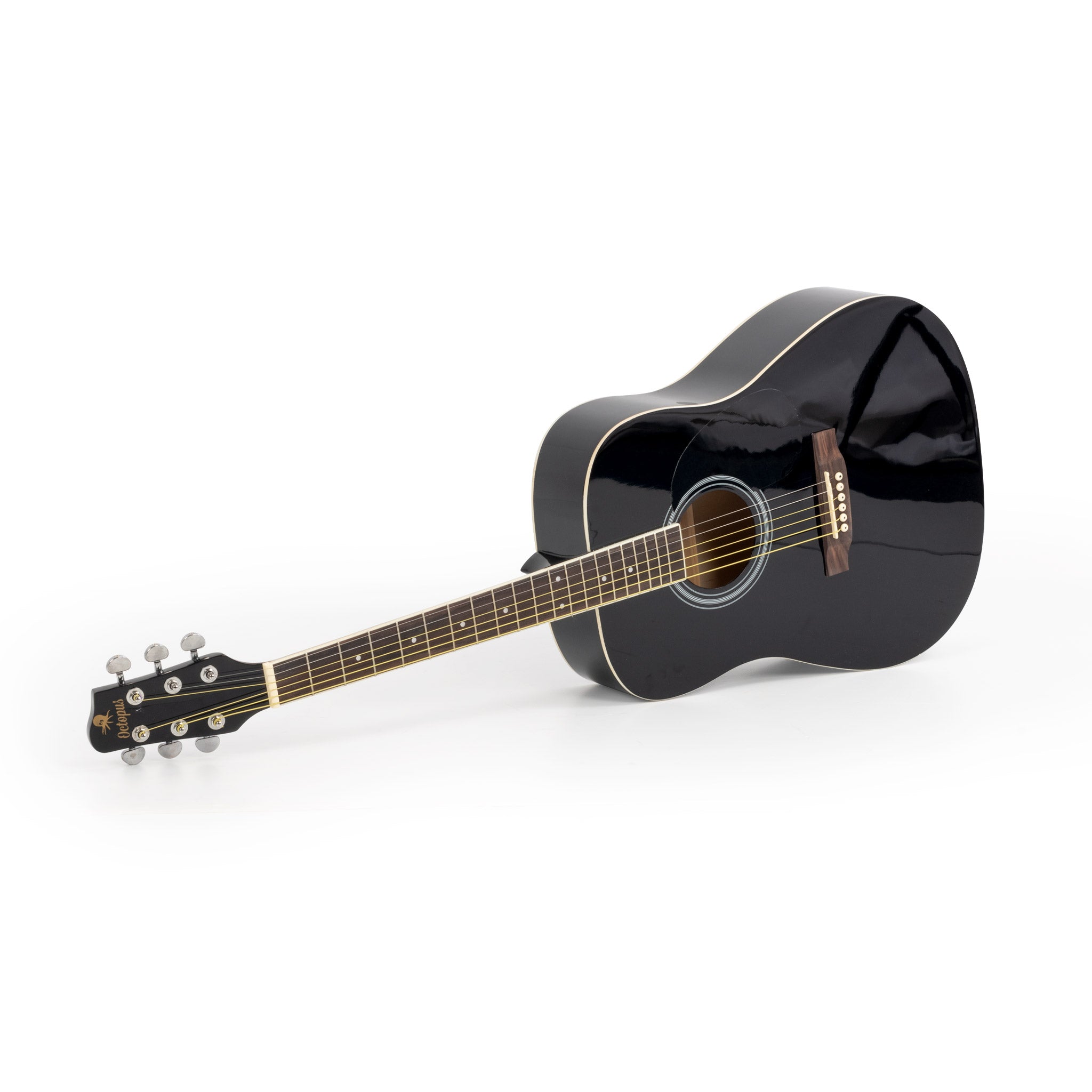 SA20-BLK - Octopus 4/4 dreadnought acoustic guitar Black / A1