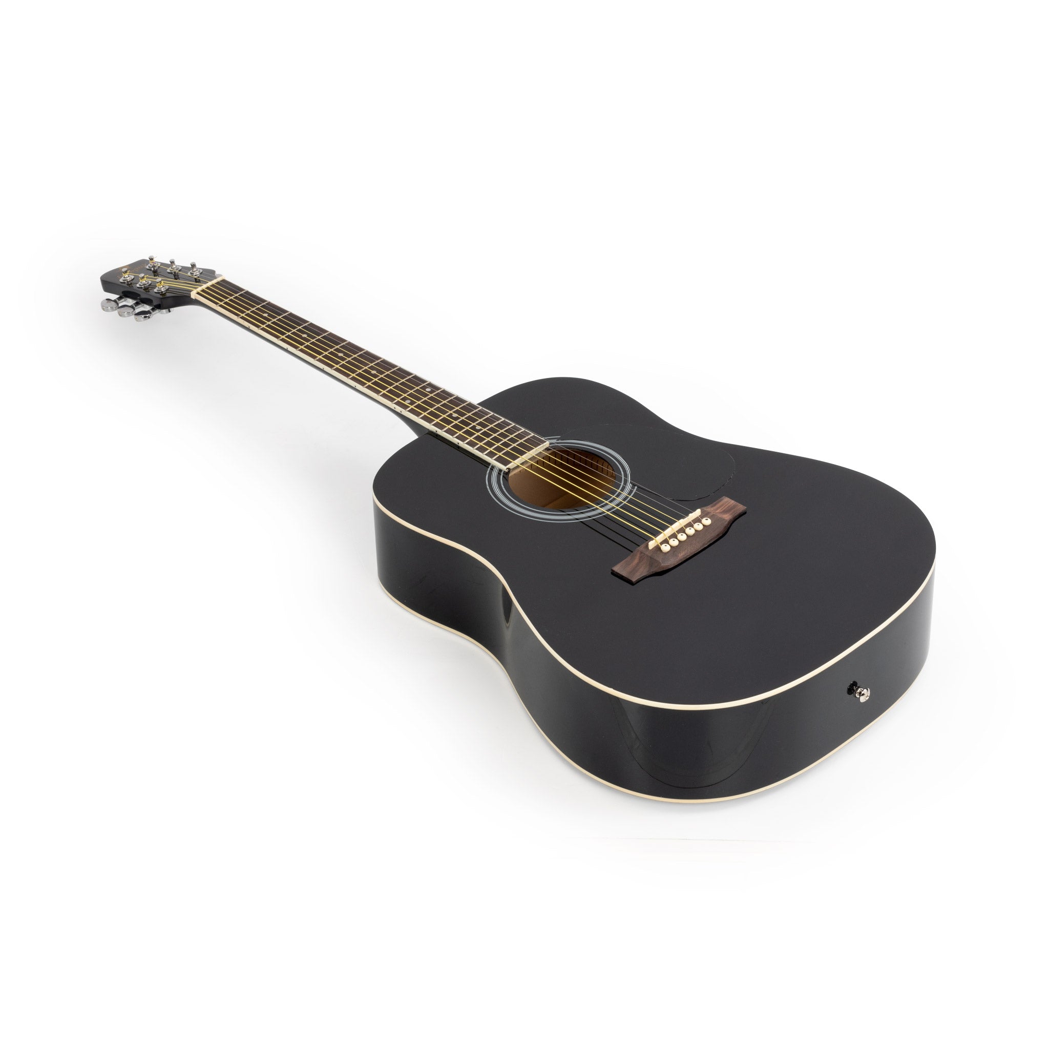SA20-BLK - Octopus 4/4 dreadnought acoustic guitar Black / A1